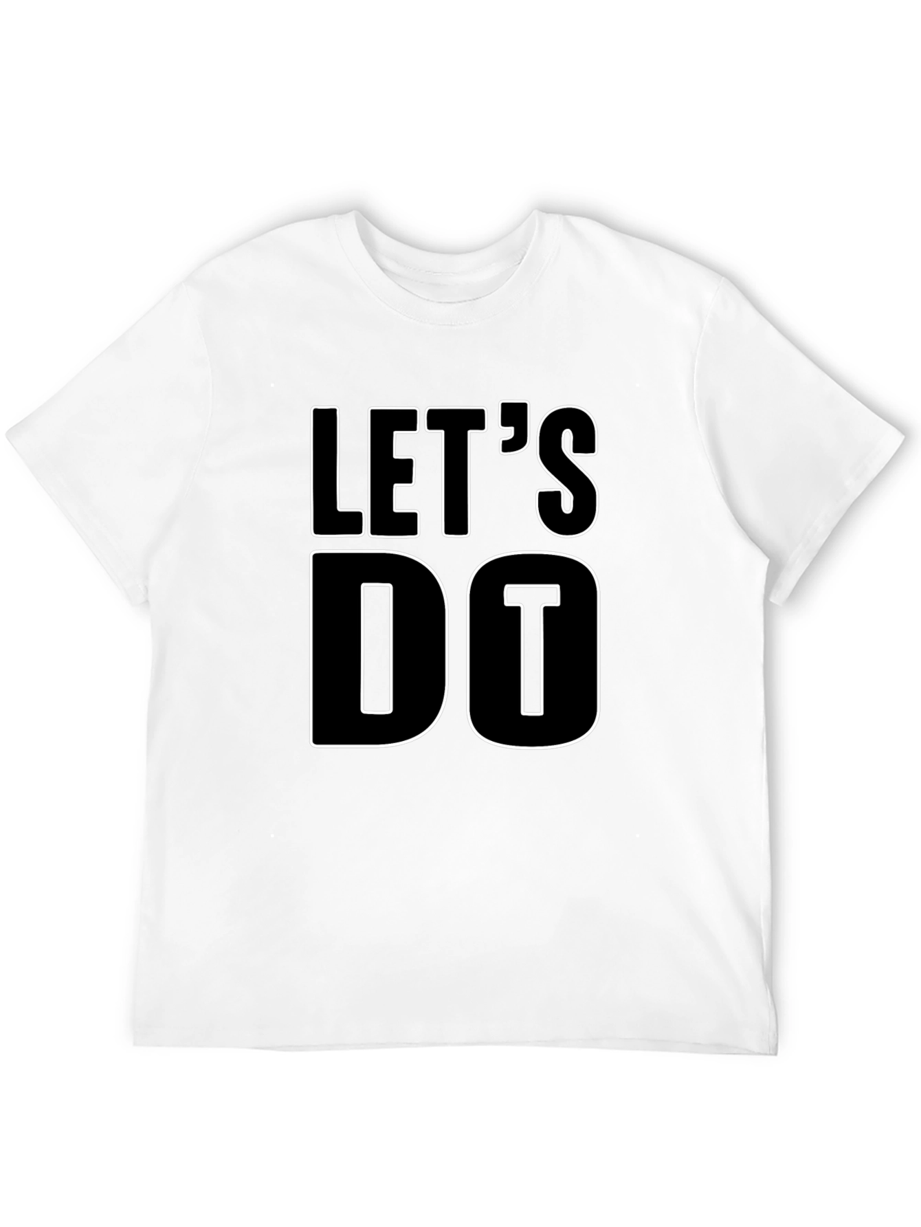 Black Let's Do It Black T-Shirt - Motivational Graphic Tee view 12