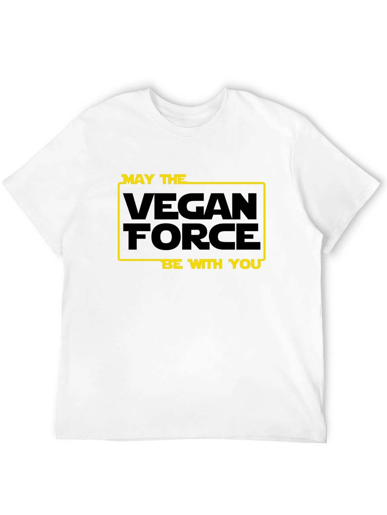 Vegan Force Black T-Shirt - May the Vegan Force Be With You - 12