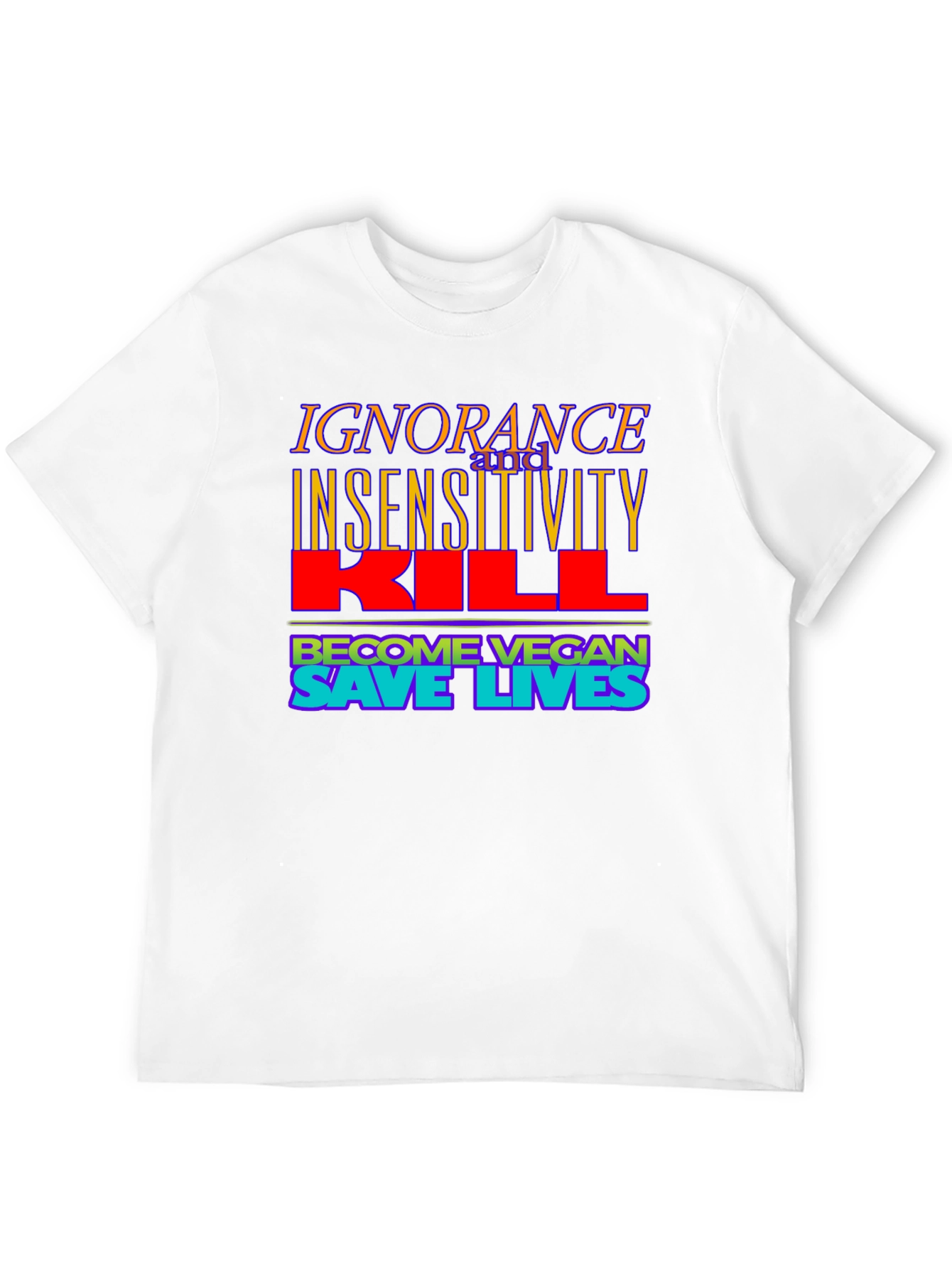 Ignorance Kills Vegan T-Shirt - 12