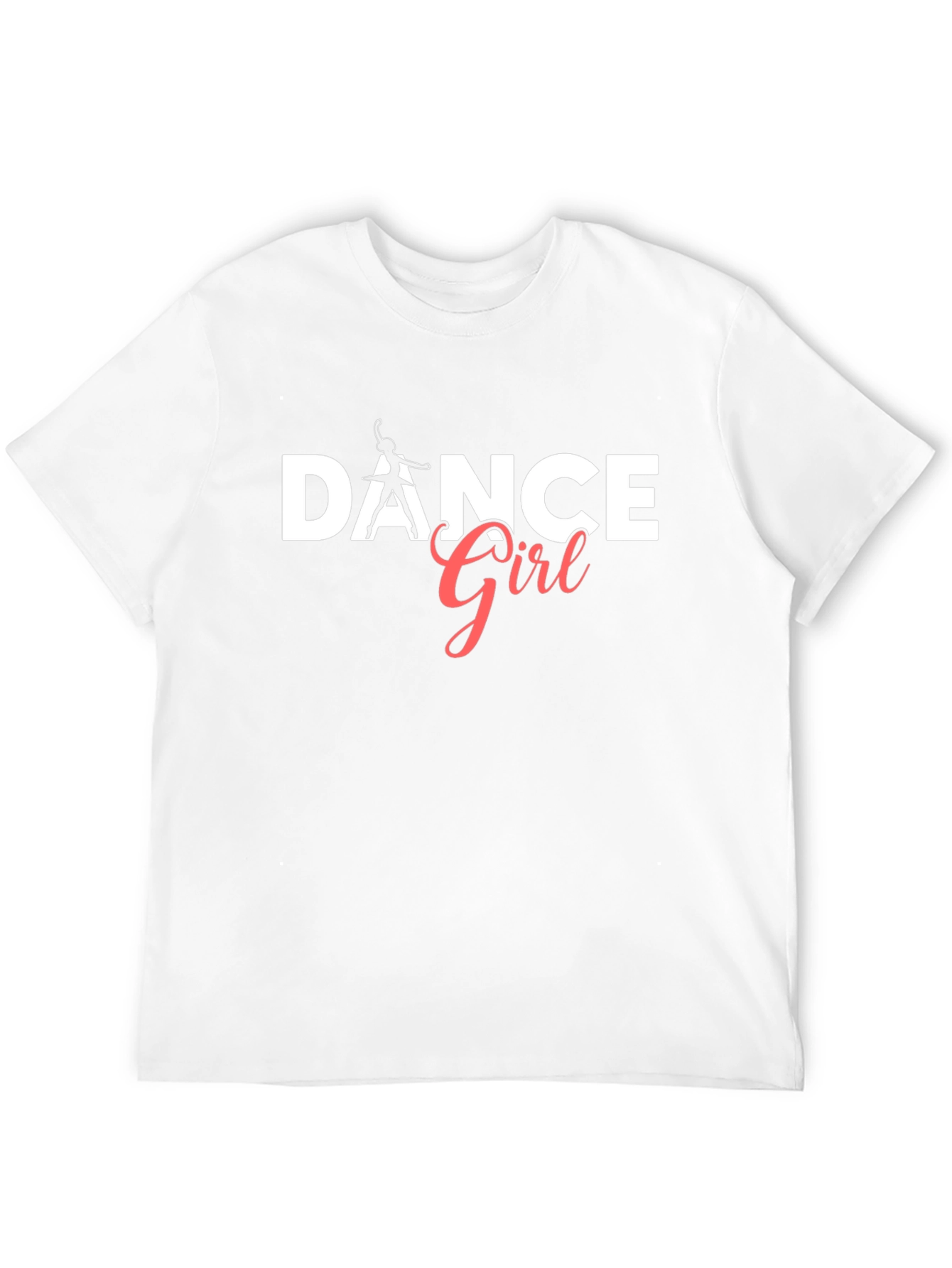 Black Dance Girl Graphic T-Shirt - Black Cotton Tee view 12