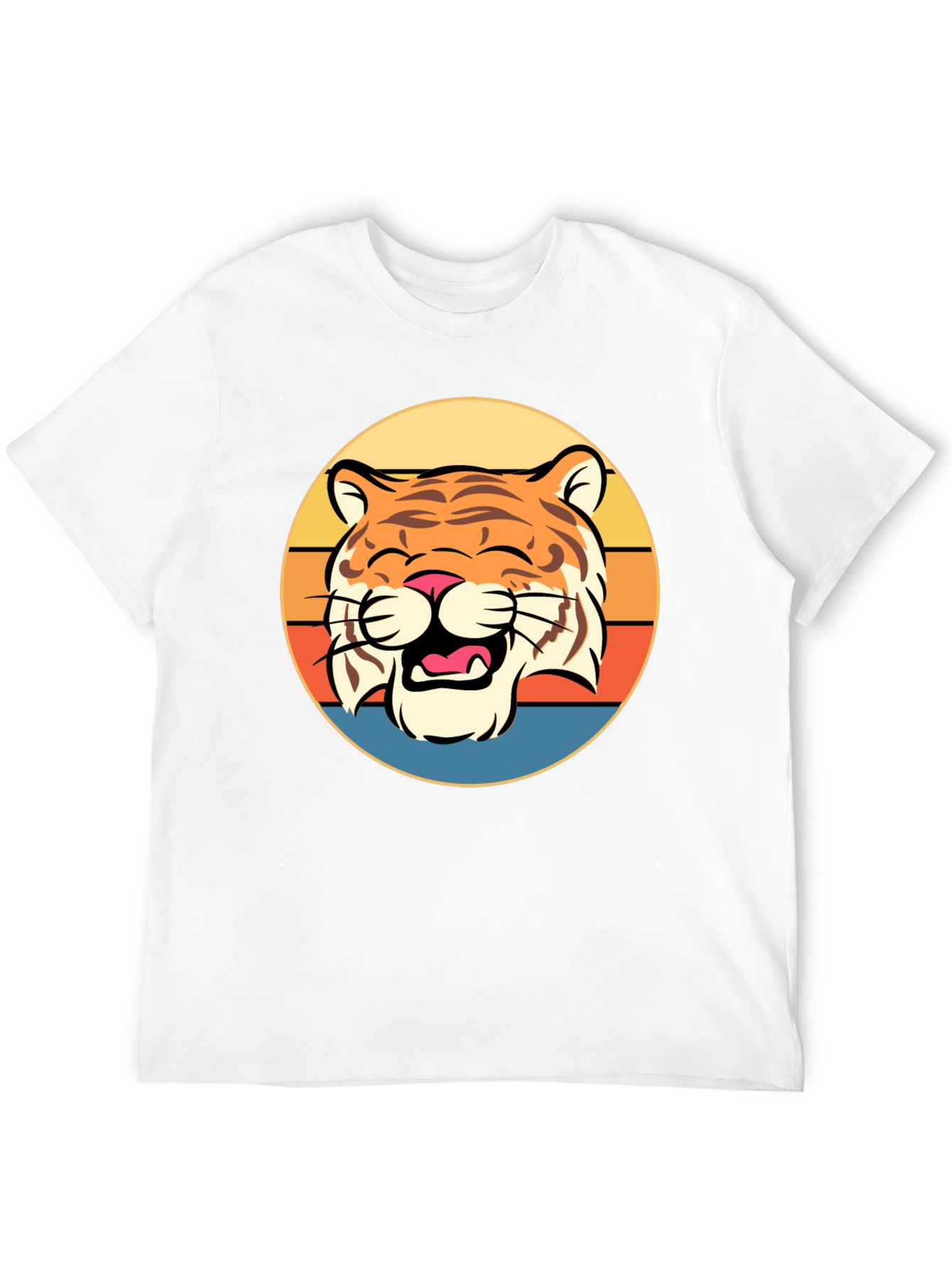 Black Tiger Retro Graphic Tee view 12