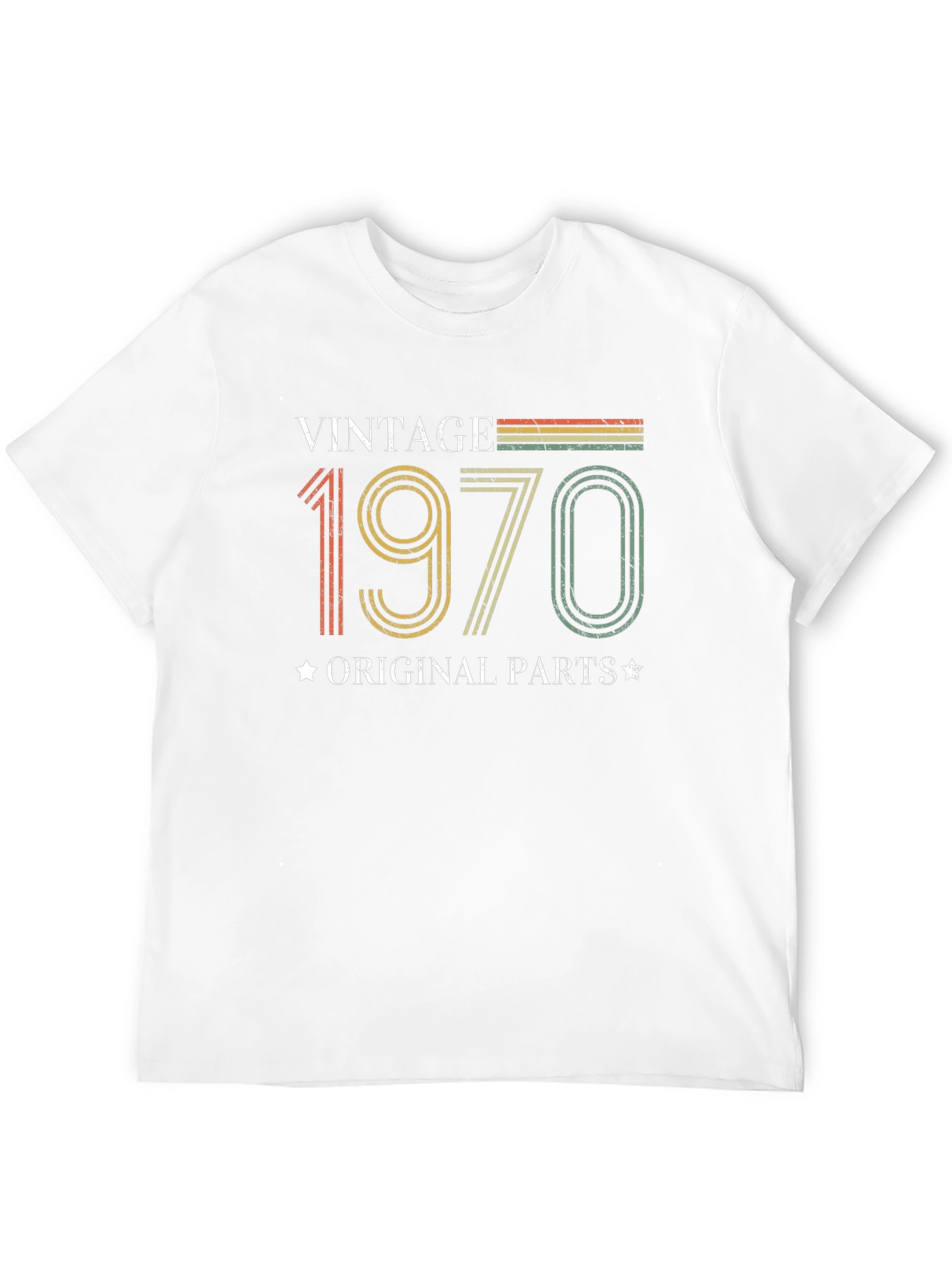 Black Vintage 1970 Original Parts Graphic T-Shirt view 12