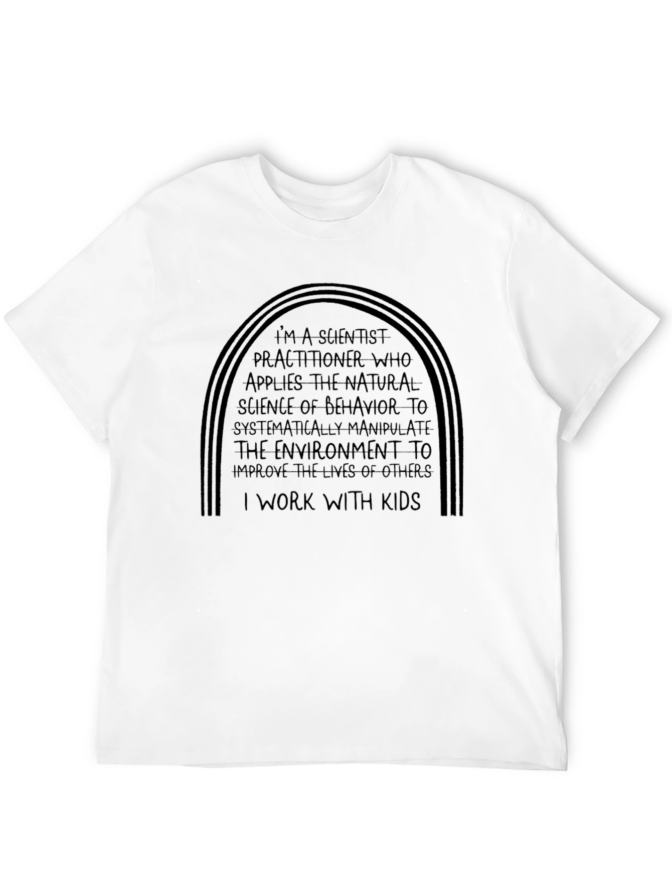 Black Scientist Practitioner Black T-Shirt view 12