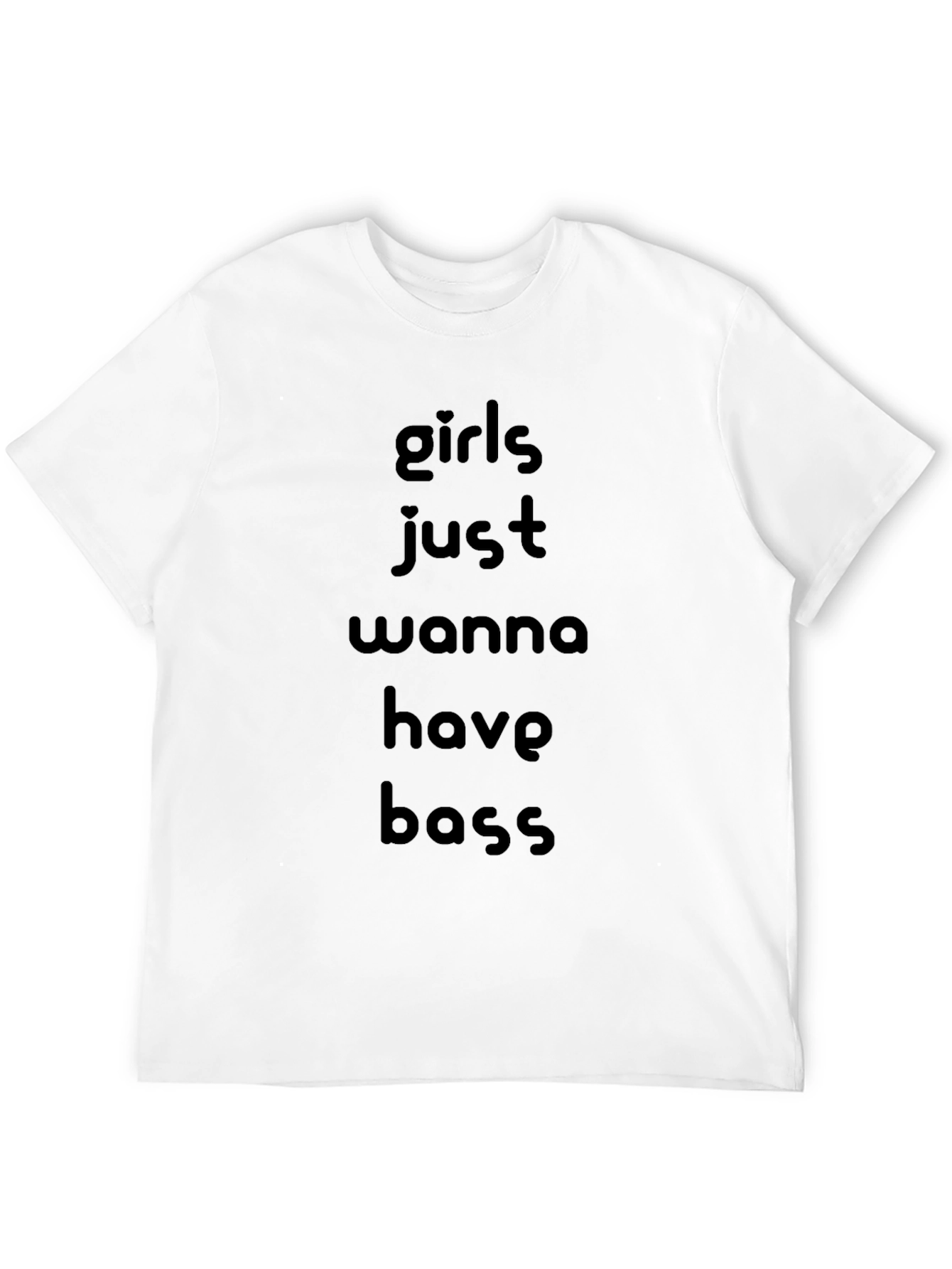 Black Girls Just Wanna Have Bass T-Shirt - Black view 12