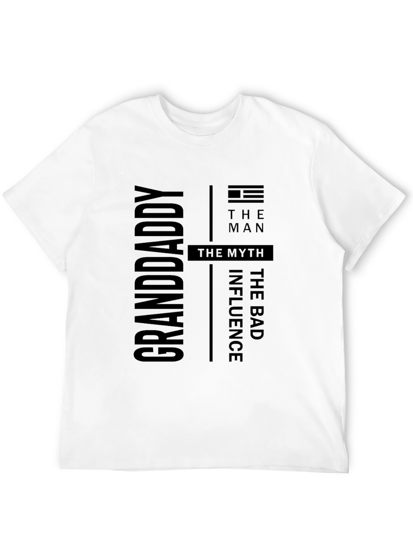 Black Grandaddy: The Man, The Myth, The Bad Influence T-Shirt view 12
