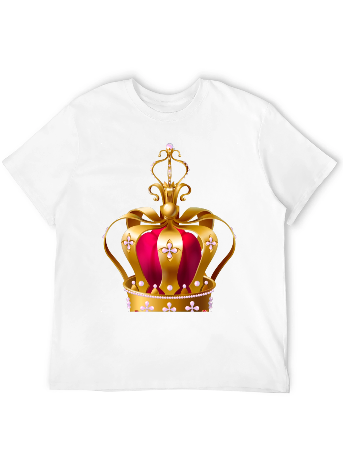 Black Regal Crown Graphic Tee - King or Queen T-Shirt view 12