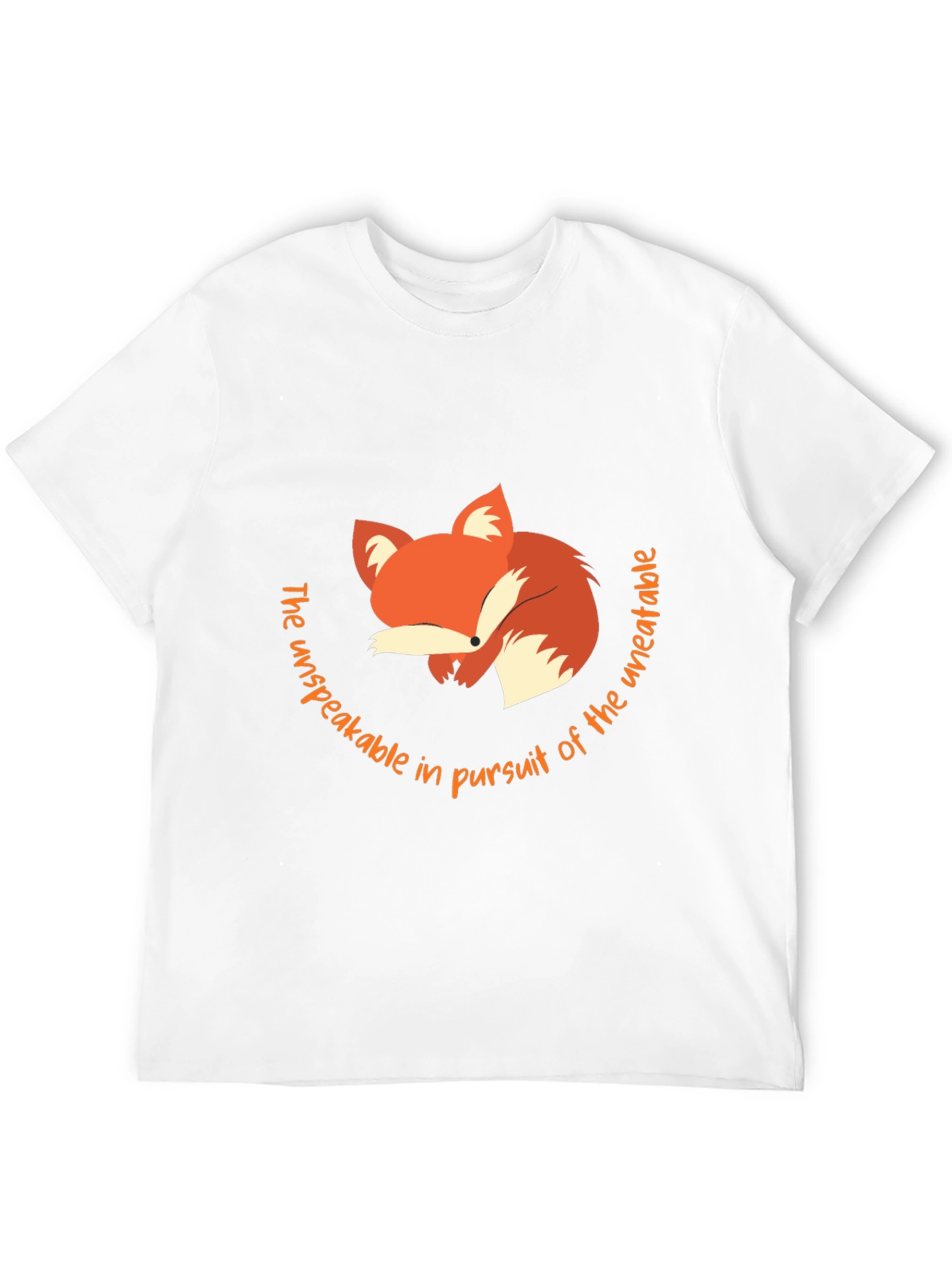 Black Fox Graphic Tee -  Unspeakable Pursuit T-Shirt view 12