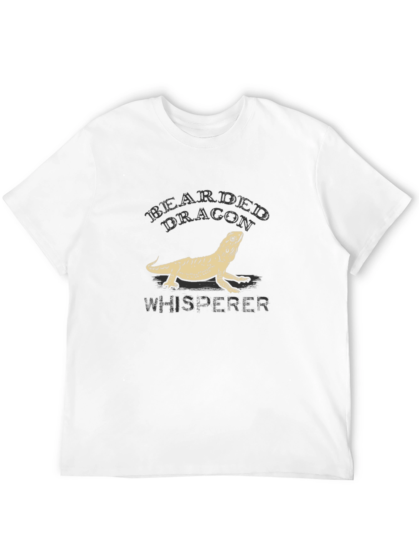 Black Bearded Dragon Whisperer Graphic T-Shirt view 12