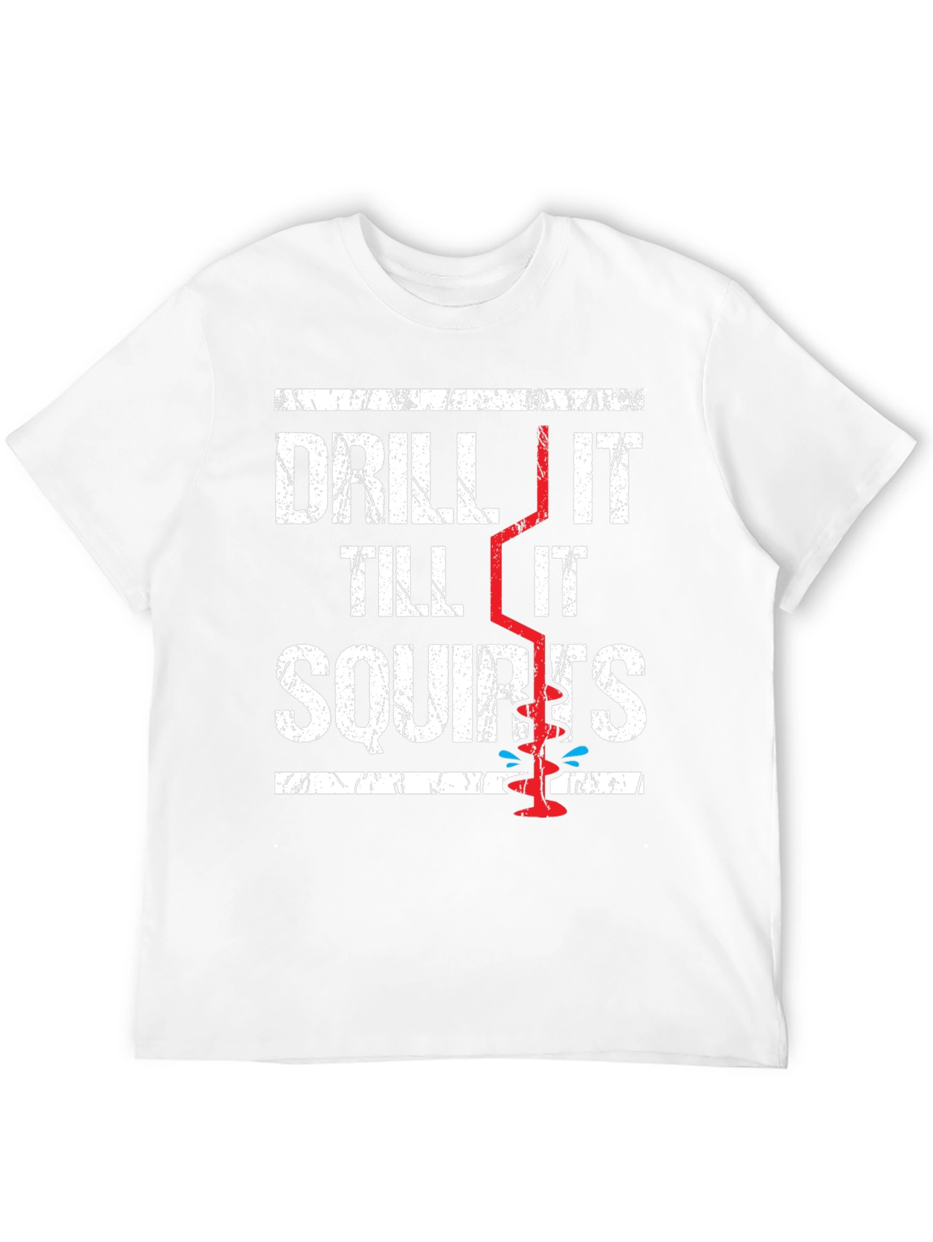 Black Drill It Till It Squirts Graphic T-Shirt view 12
