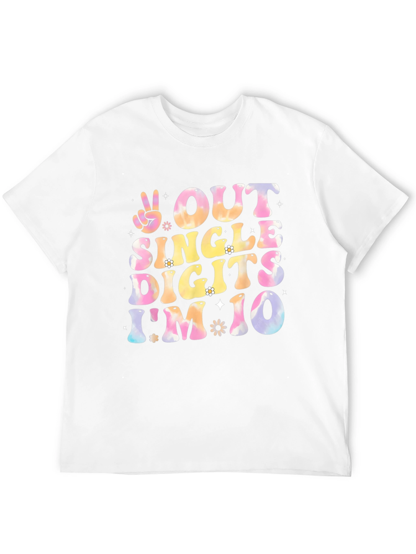 Black Out of Single Digits I'm 10 Birthday T-Shirt view 12