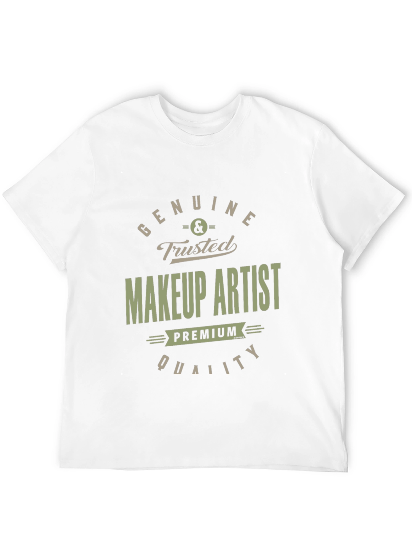 Black Genuine Trusted Makeup Artist Premium Quality T-Shirt view 12