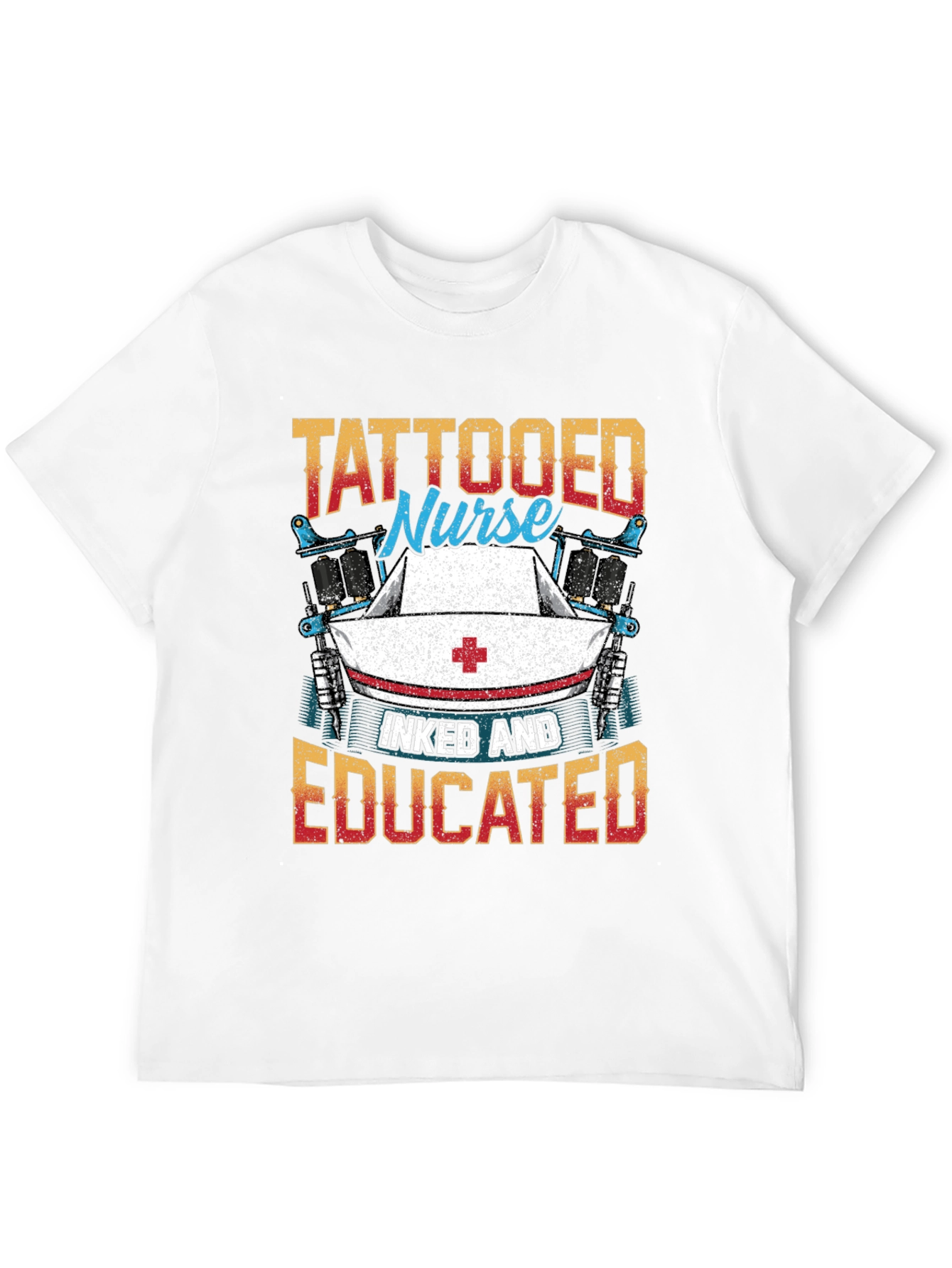 Black Tattooed Nurse T-Shirt - Inked and Educated view 12
