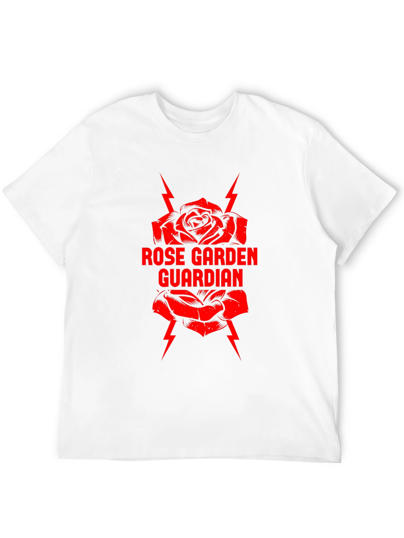Black Rose Garden Guardian T-Shirt - Black Graphic Tee view 12