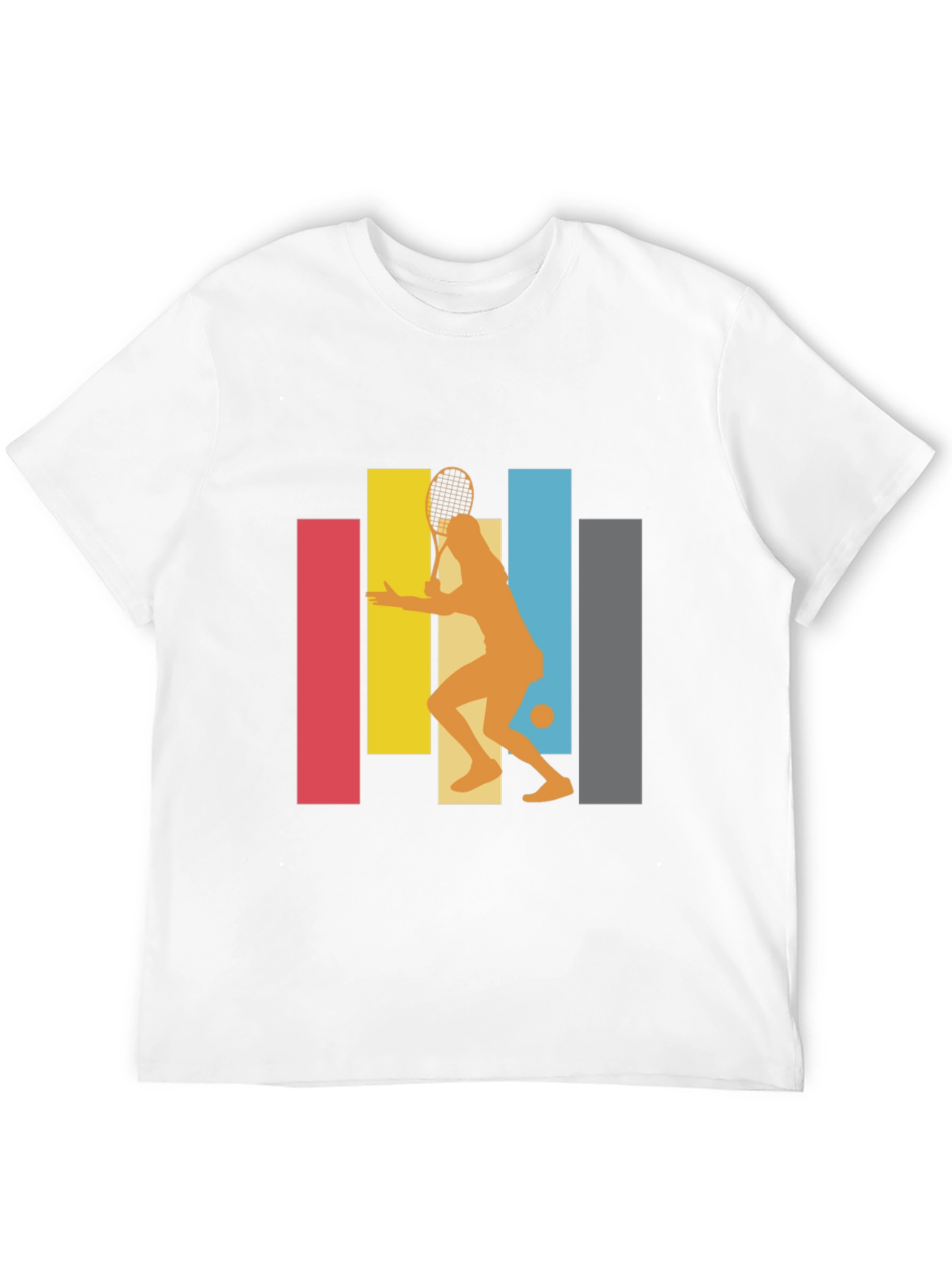 Retro Tennis Player Graphic Tee - Stylish & Unique Design - 12