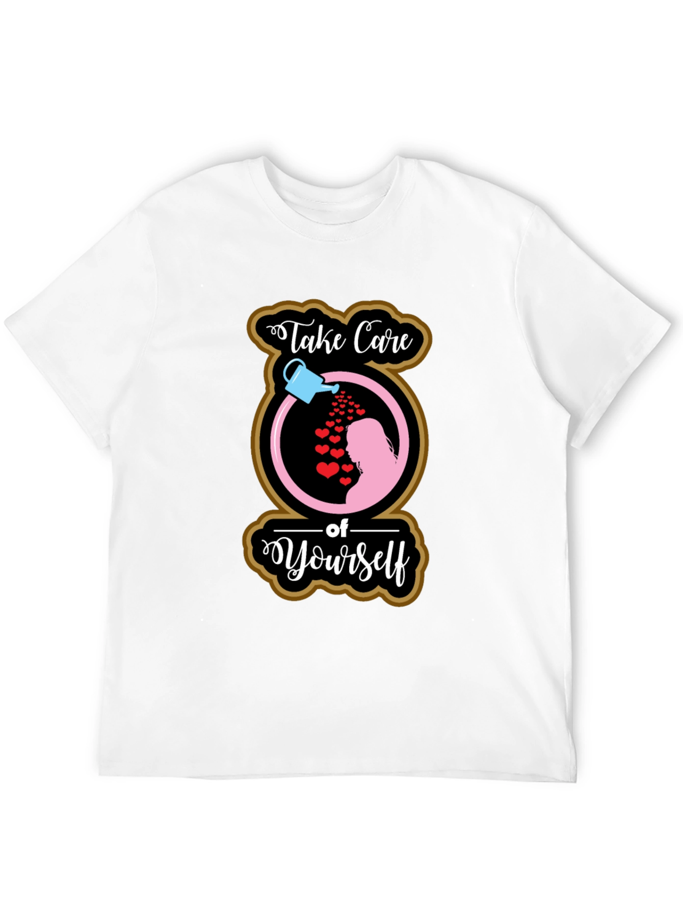 Black Take Care of Yourself Graphic Tee view 12