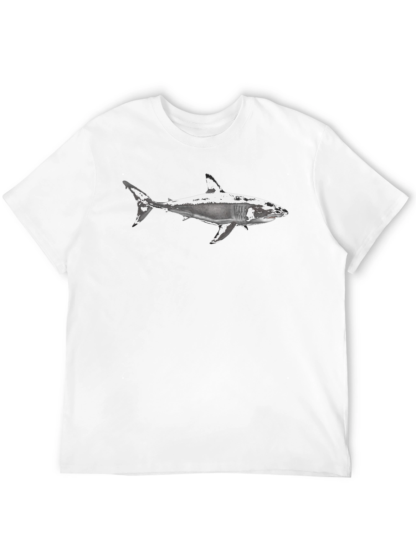Black Shark Graphic Black T-Shirt view 12