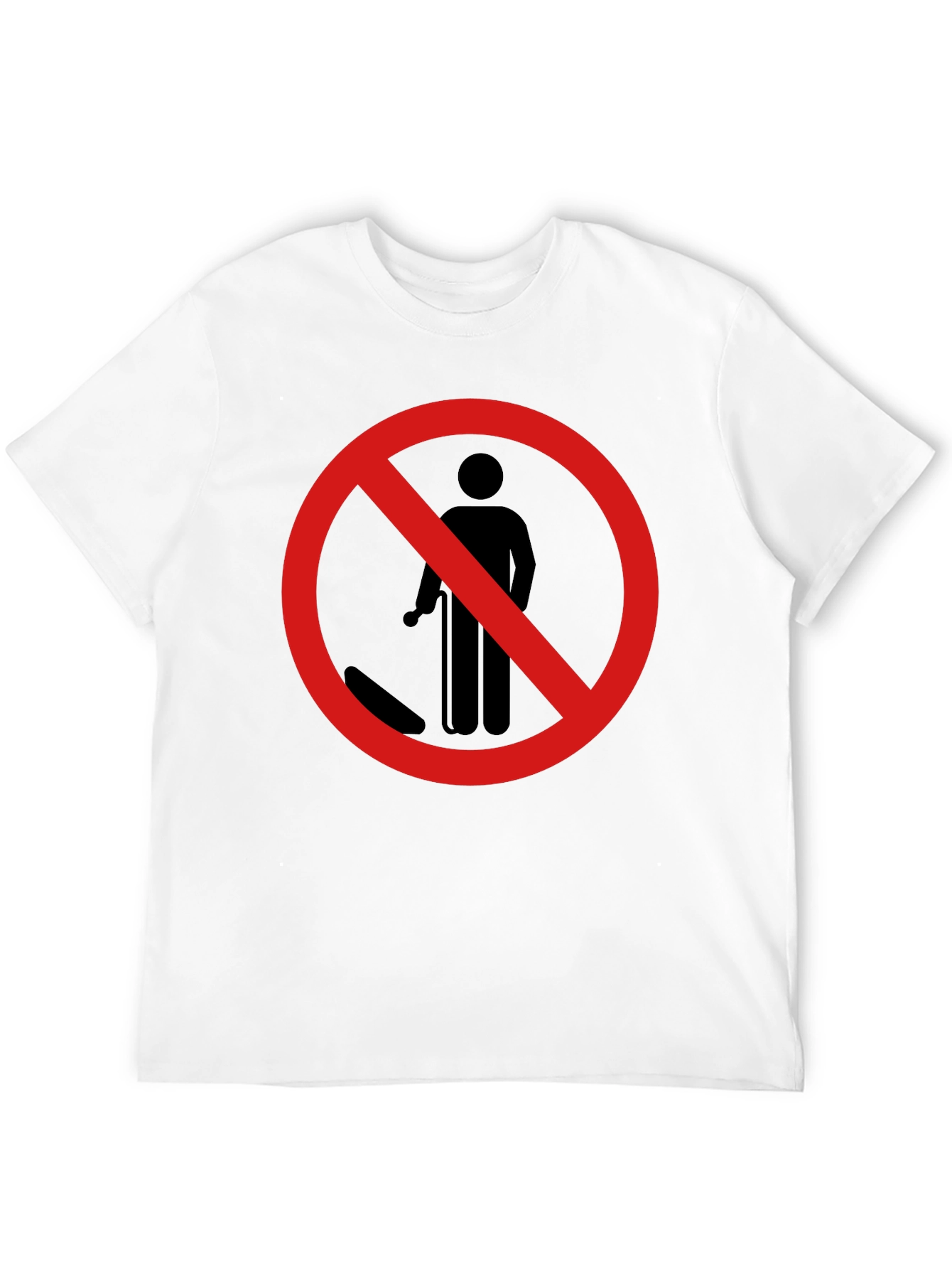 Black No Smoking Graphic Tee - Black Cotton T-Shirt view 12