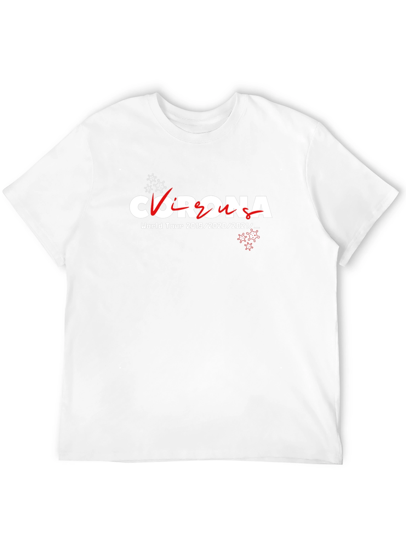 Black Corona World Tour Black T-Shirt view 12