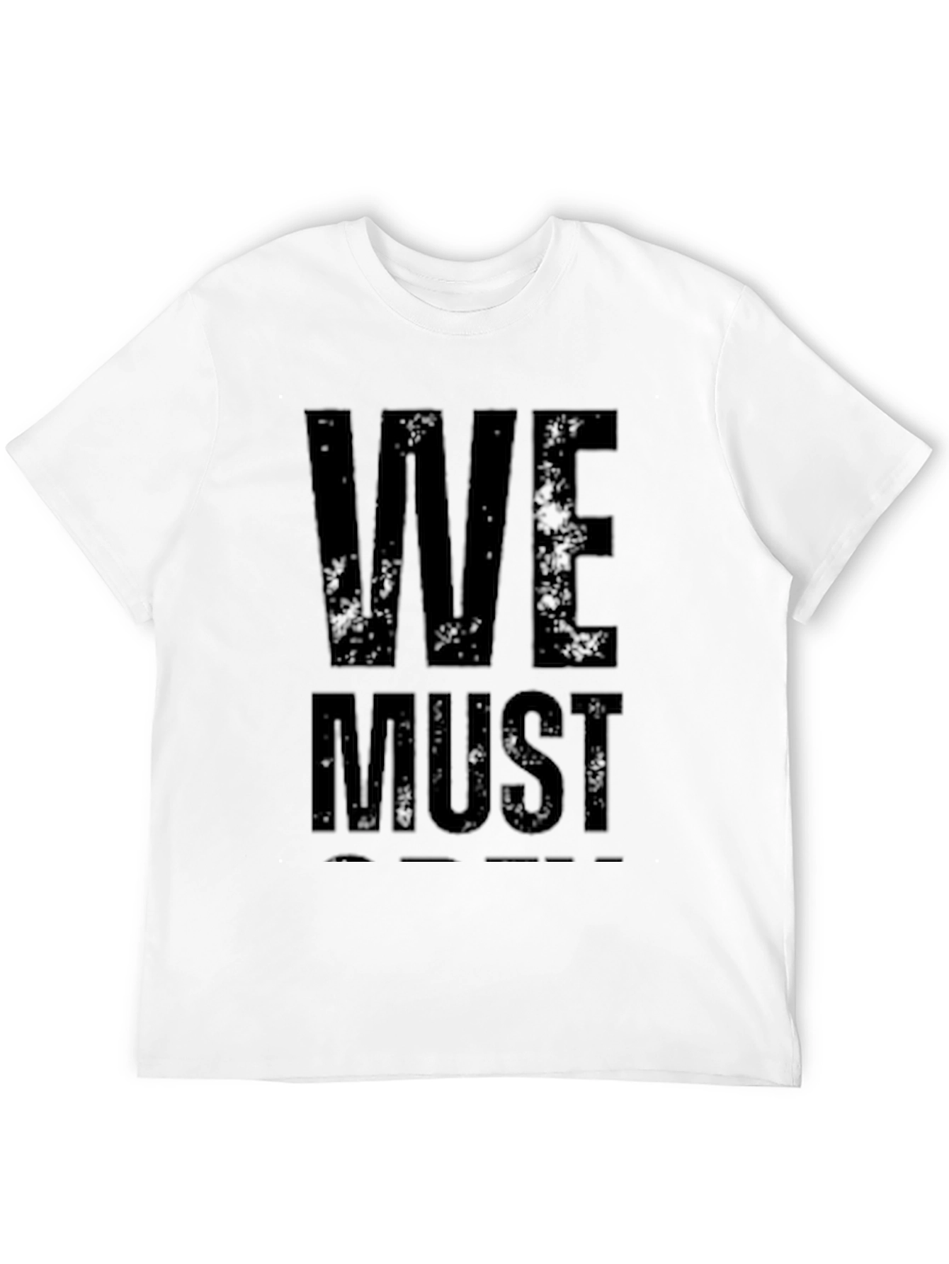 Black We Must Protect T-Shirt - Black Graphic Tee view 12