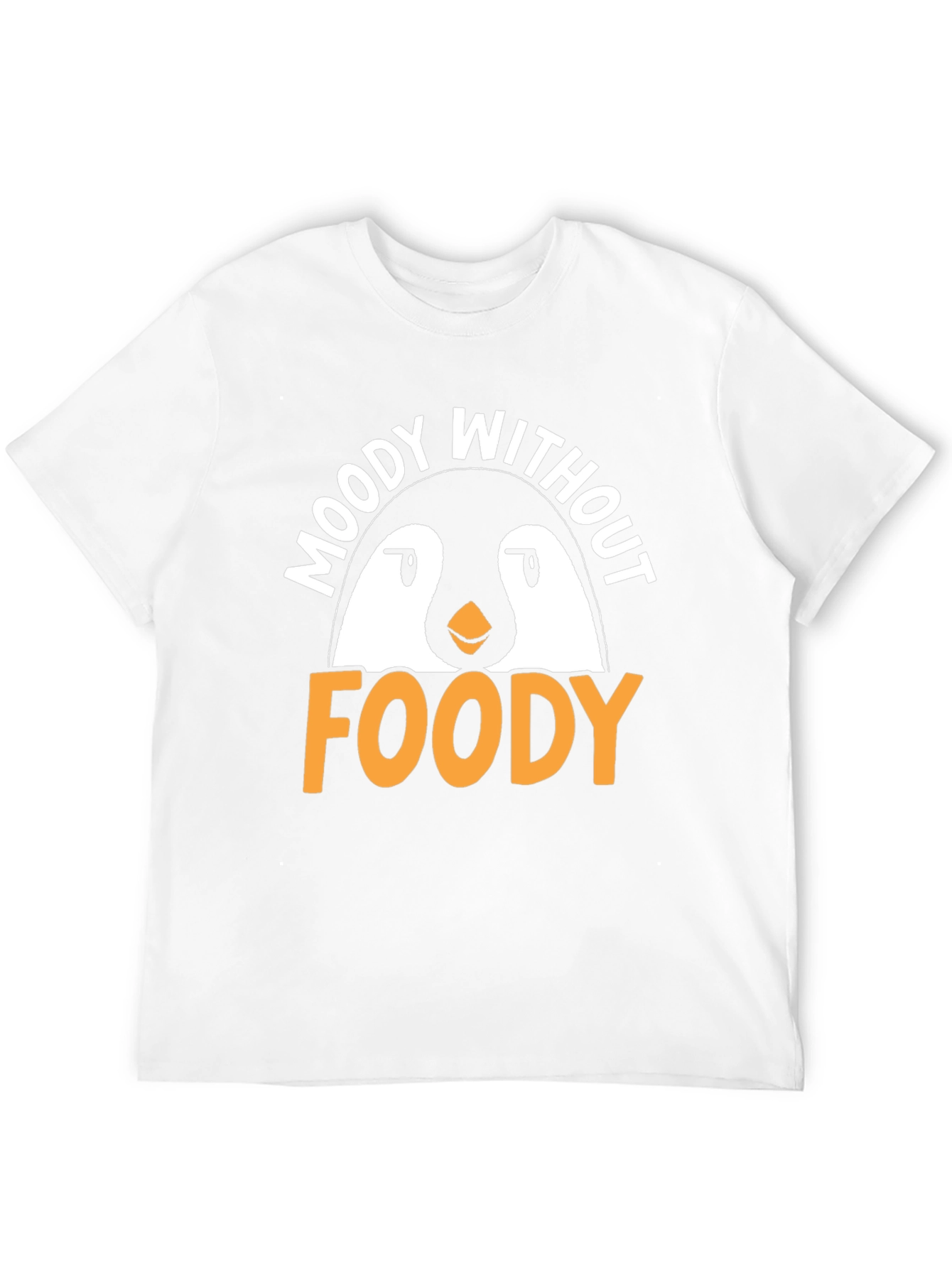 Black Moody Without Foody Penguin Graphic T-Shirt view 12