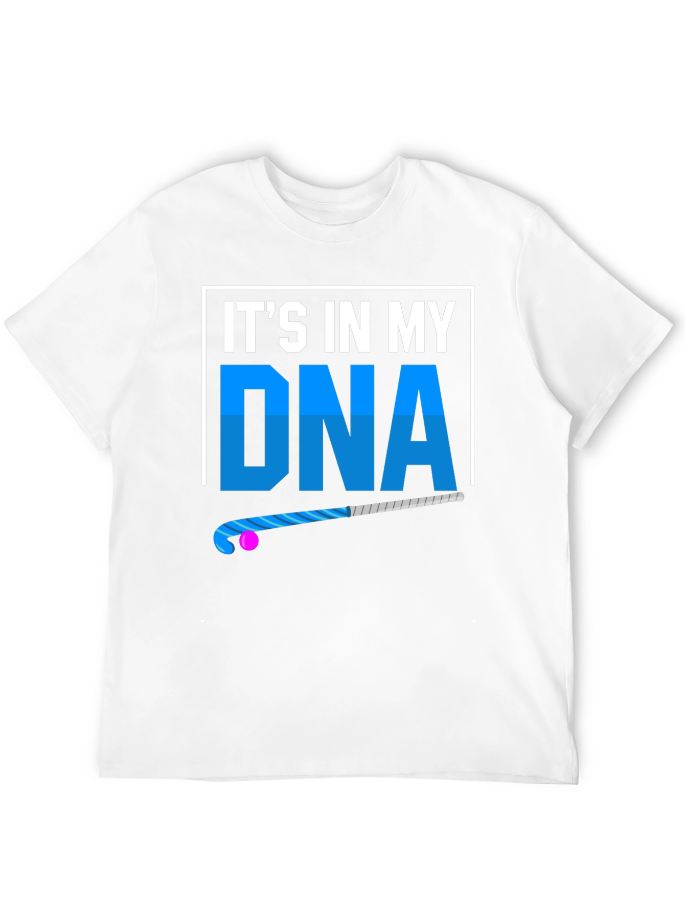 Black It's In My DNA Field Hockey T-Shirt view 12