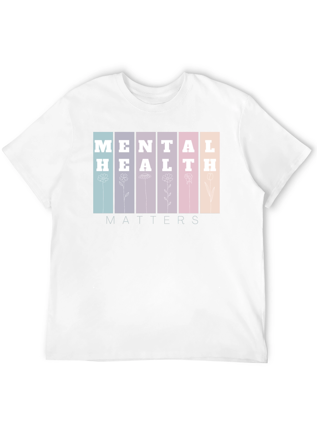 Black Mental Health Matters Black T-Shirt view 12