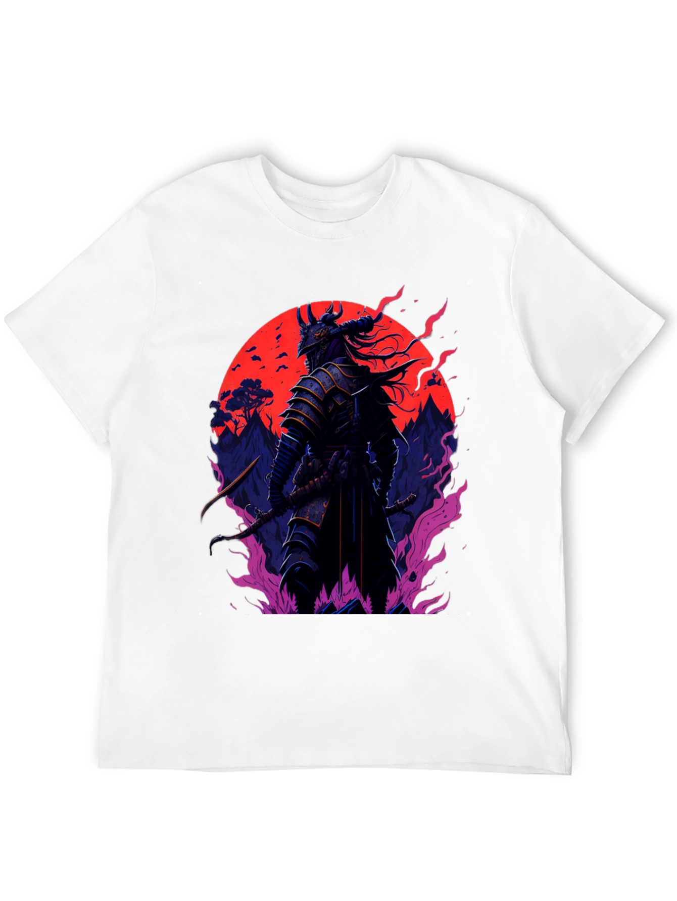 Black Samurai Warrior T-Shirt - Dark Graphic Tee view 12