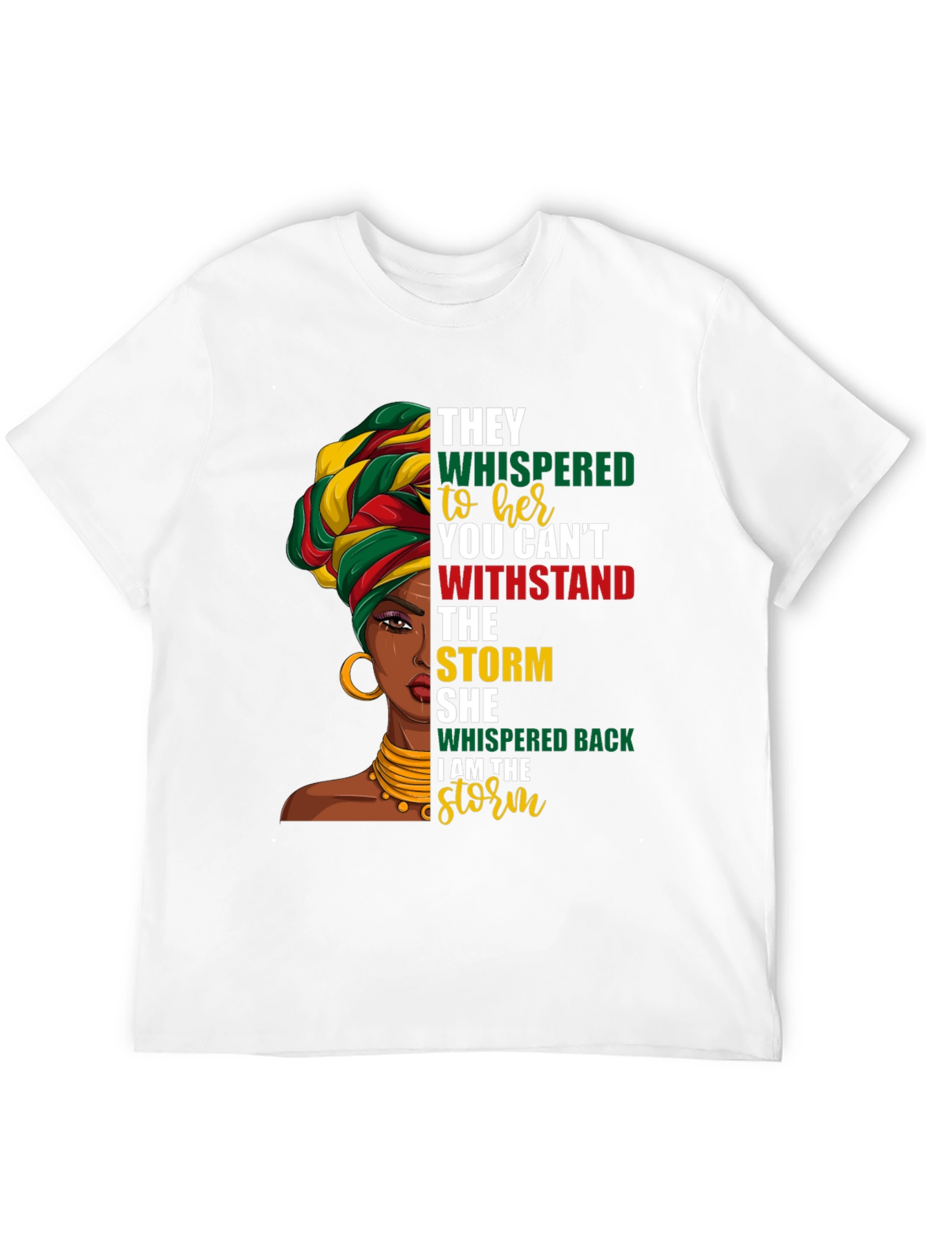 Black I am the Storm Graphic T-Shirt view 12