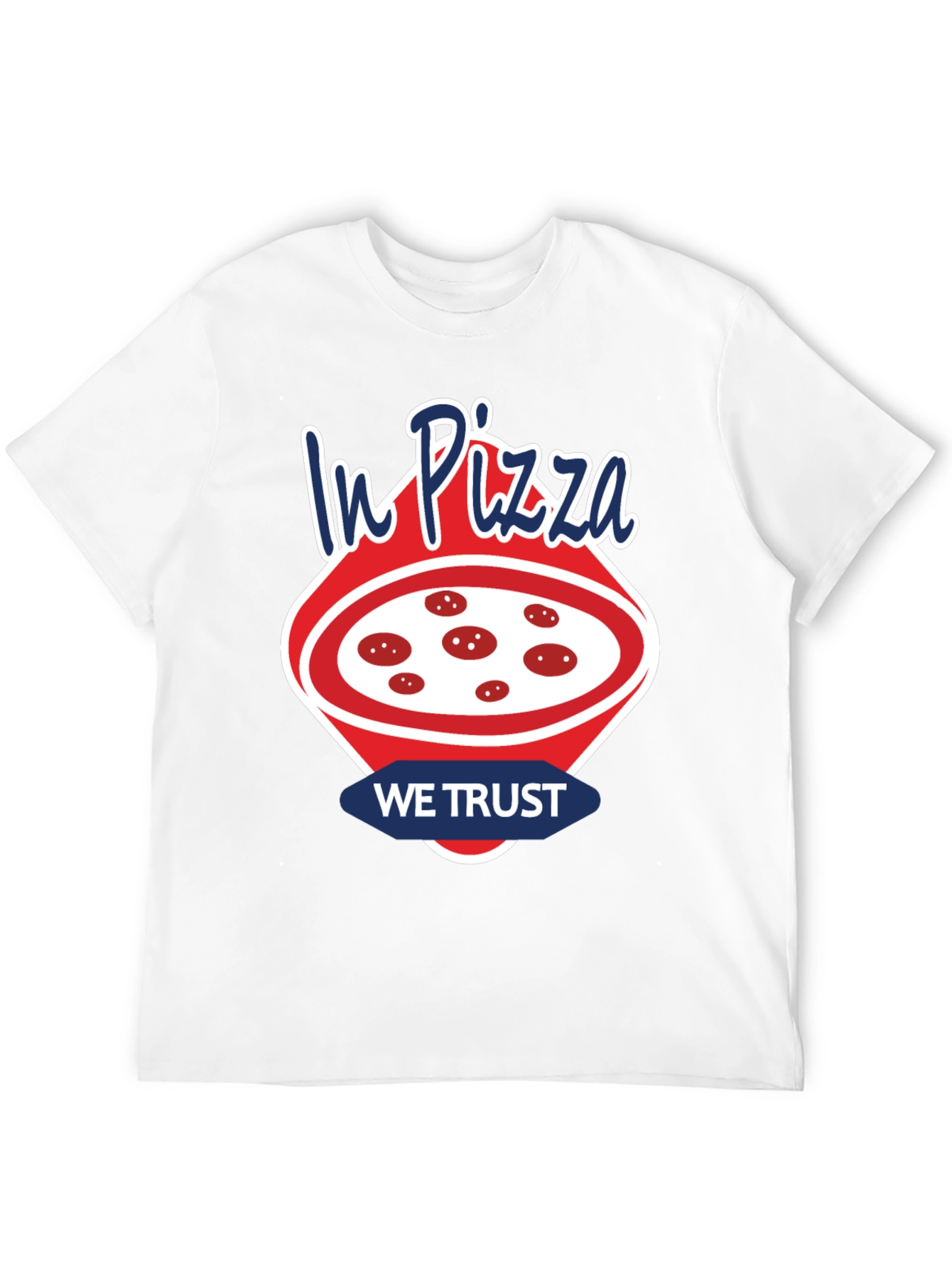 Black In Pizza We Trust T-Shirt - Funny Foodie Tee view 12