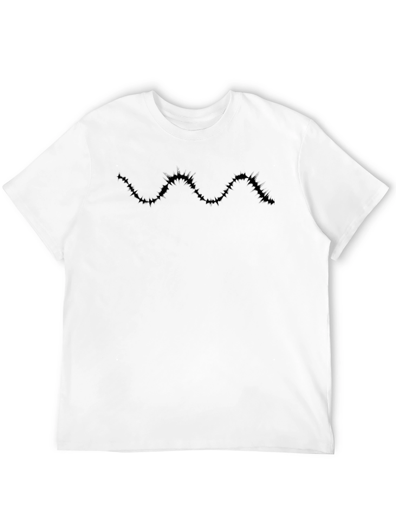 Black Edgy Graphic Print Tee view 12