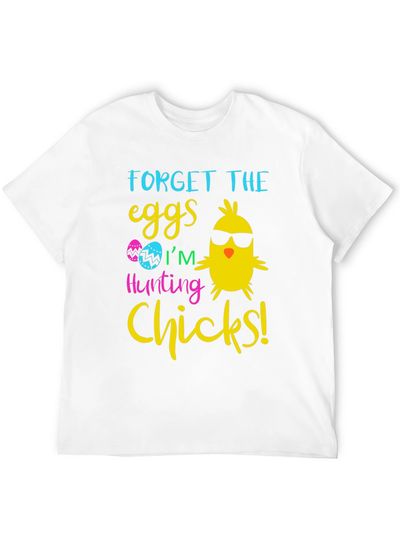 Black Funny Easter Chick T-Shirt view 12