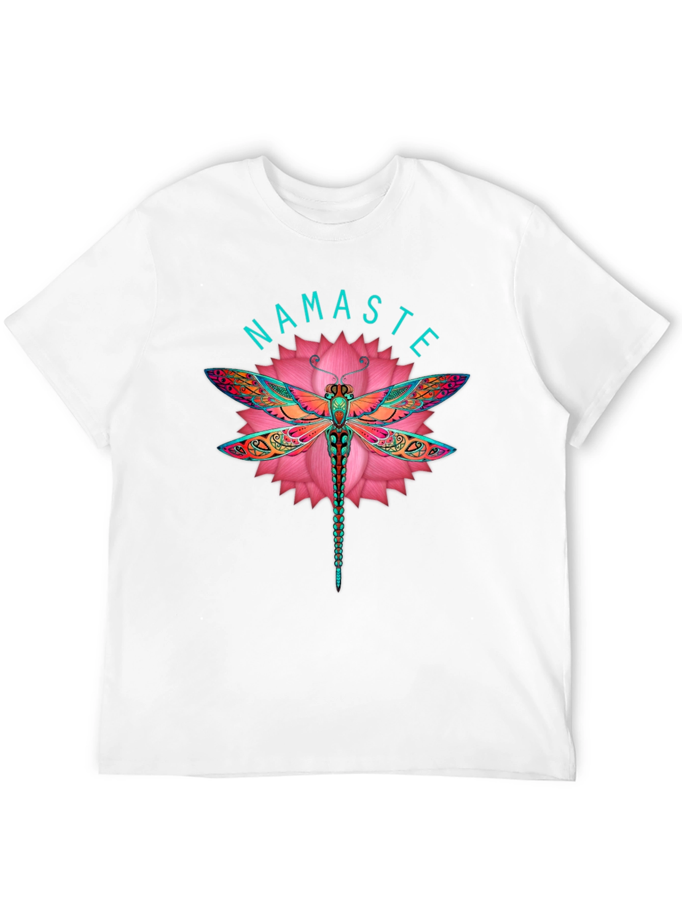 Black Namaste Dragonfly Graphic Tee view 12
