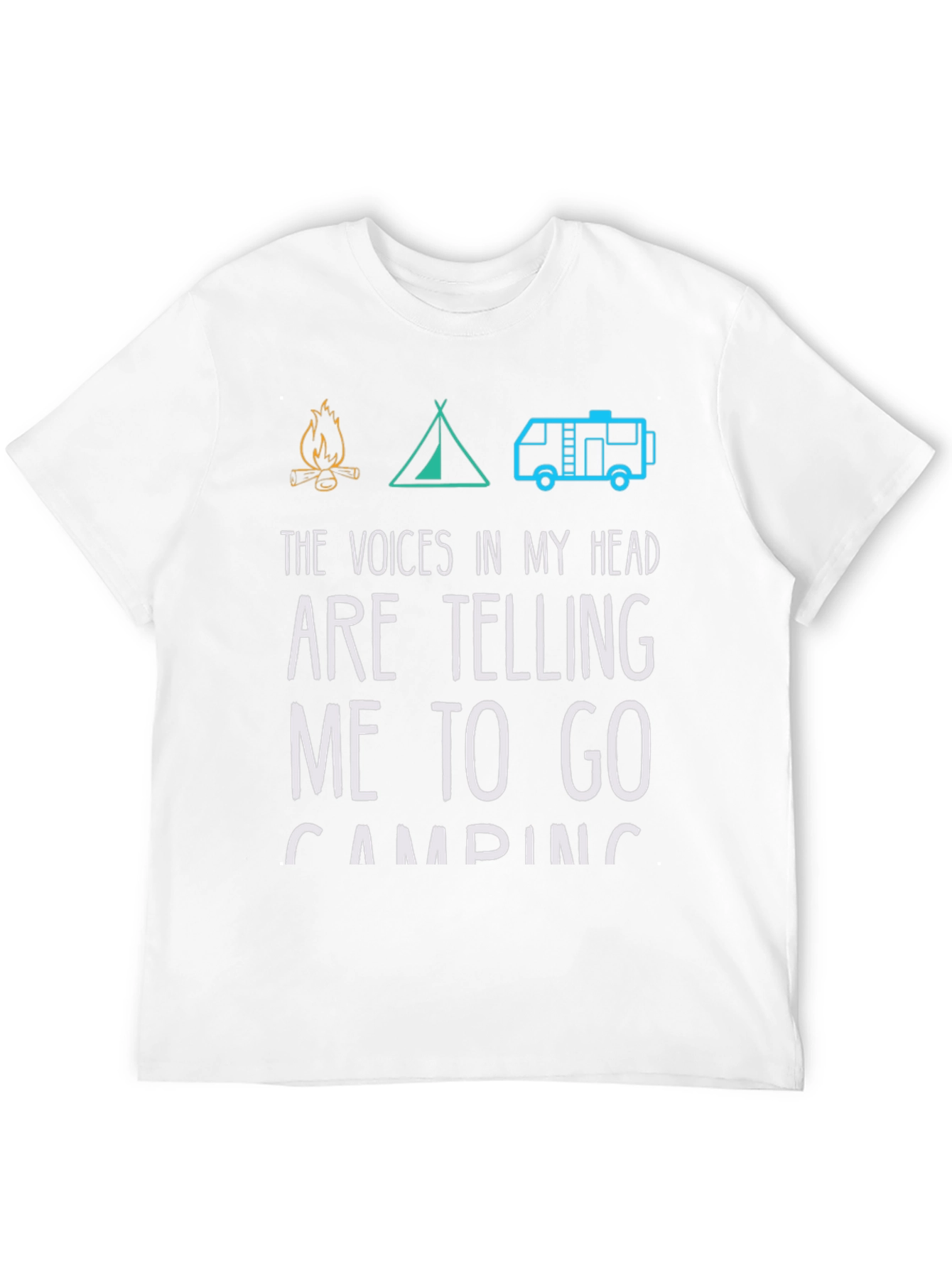 Black Voices in My Head Camping Tee view 12