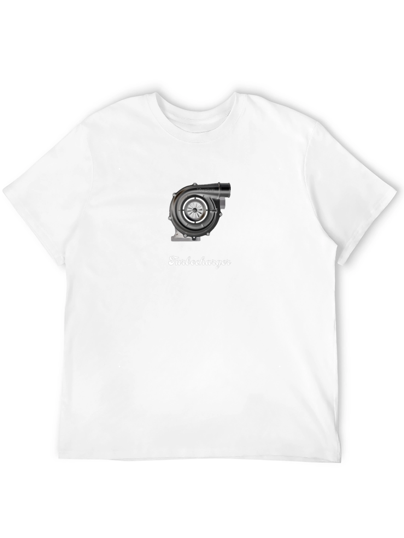 Black Turbocharger Graphic T-Shirt - Black view 12