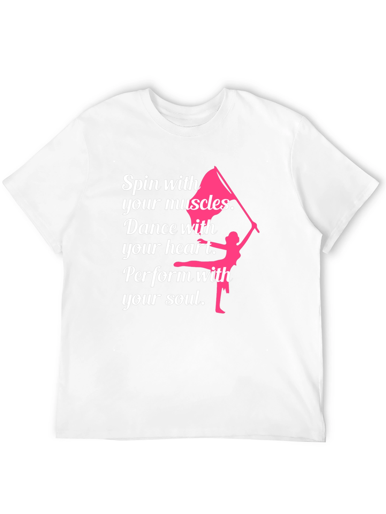 Black Spin with Your Muscles Graphic T-Shirt view 12