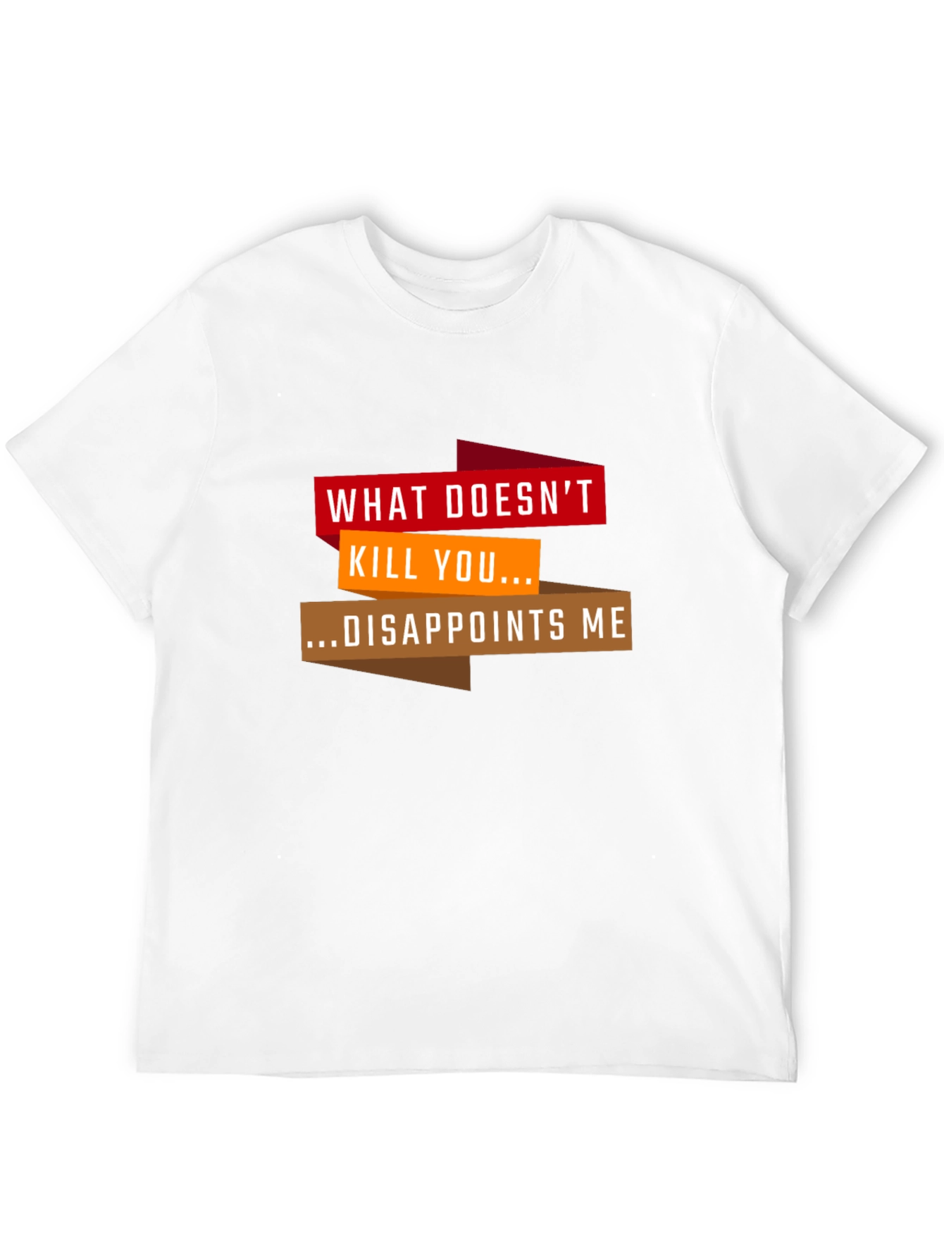 Black What Doesn't Kill You Funny Graphic Tee view 12