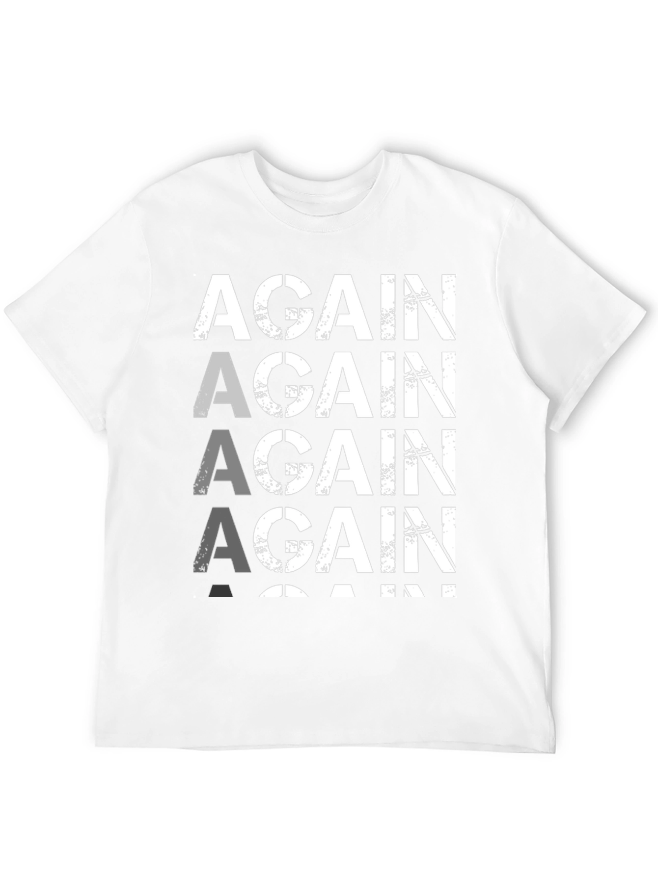 Black Again Graphic Tee - Black Cotton T-Shirt view 12