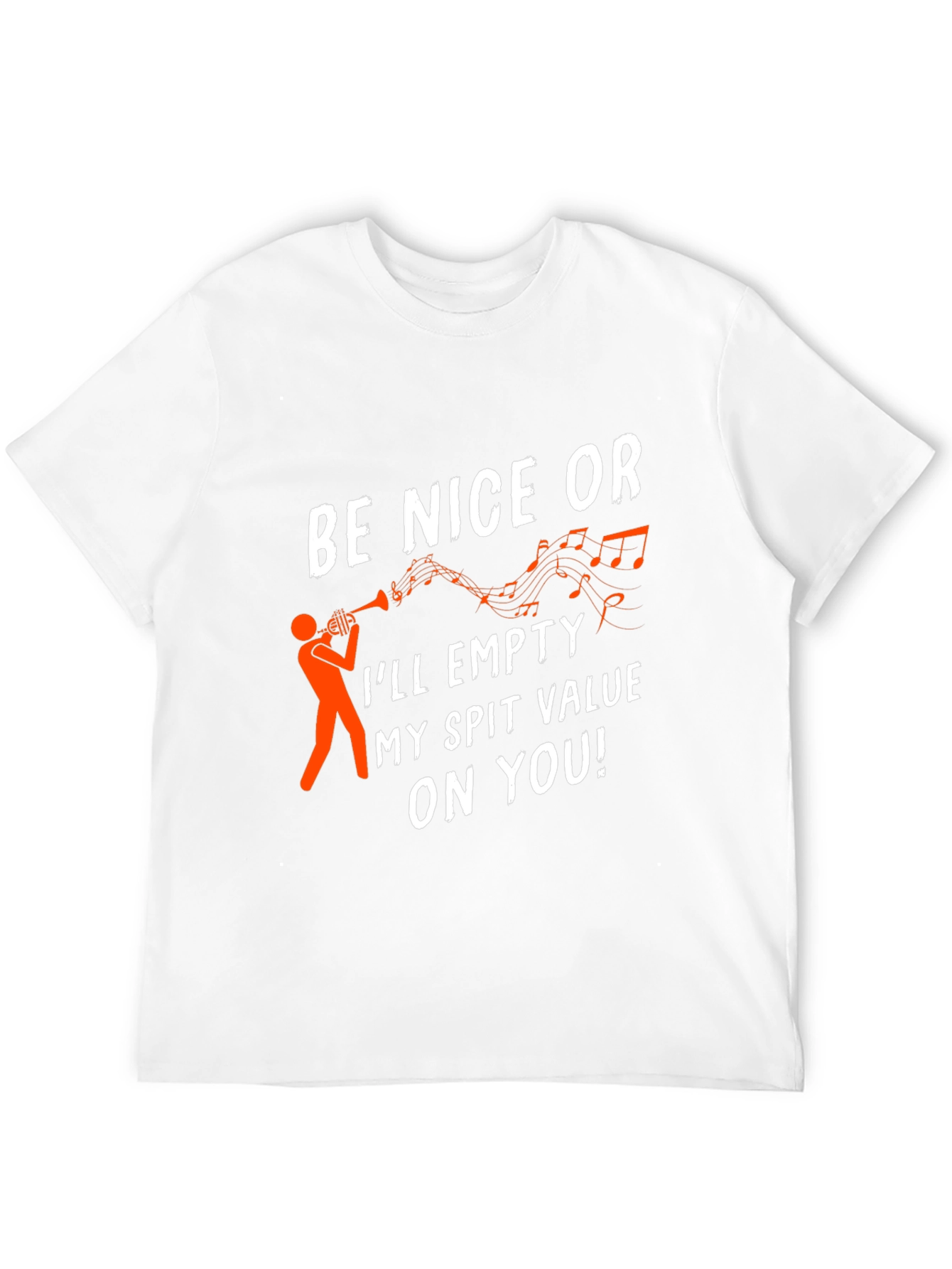 Black Be Nice Trumpet T-Shirt view 12