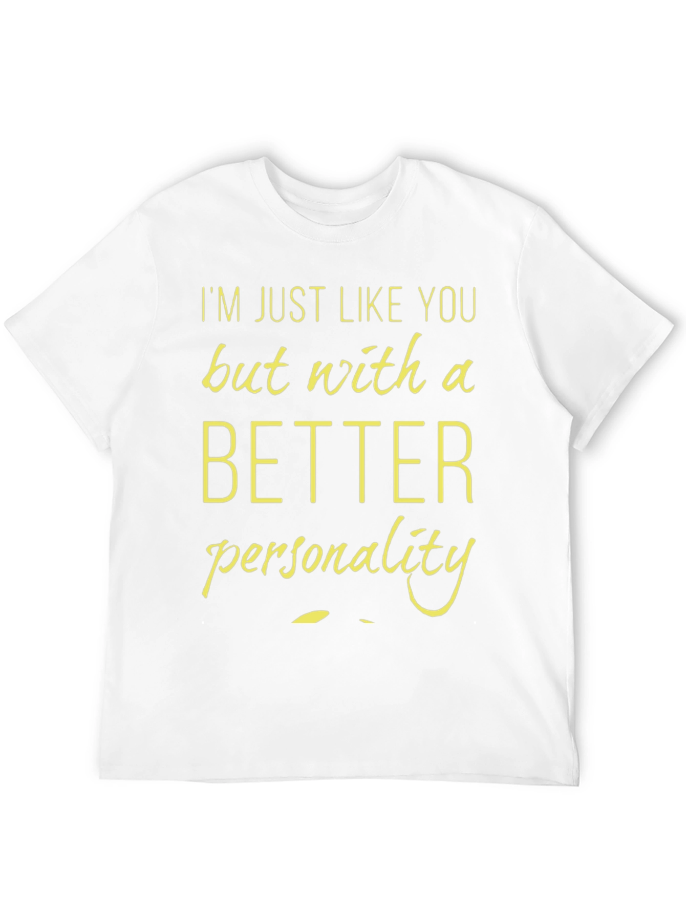 Black Funny Personality T-Shirt view 12