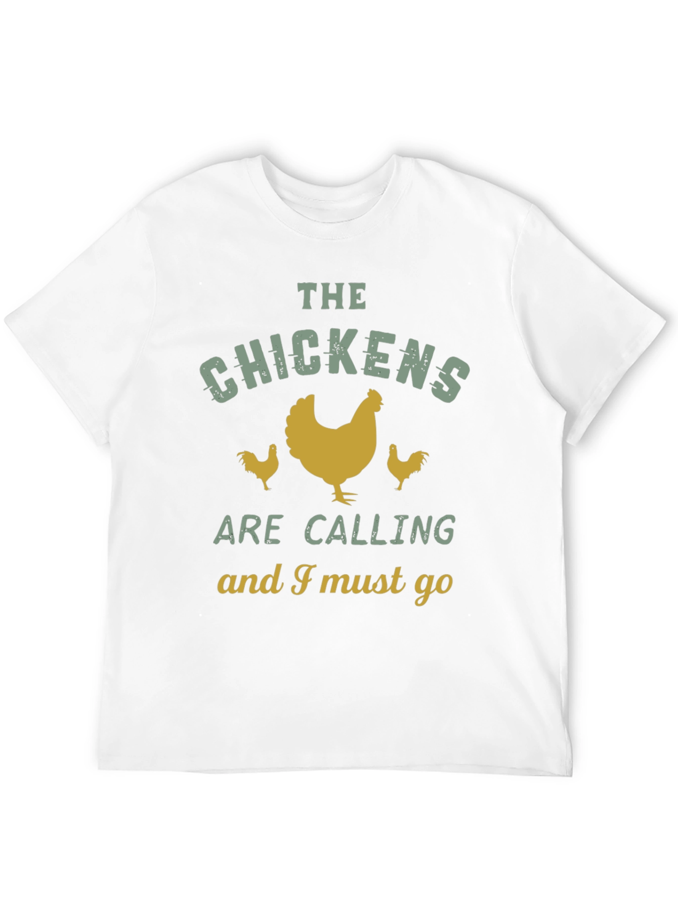 Black Chicken Lover T-Shirt: The Chickens Are Calling view 12