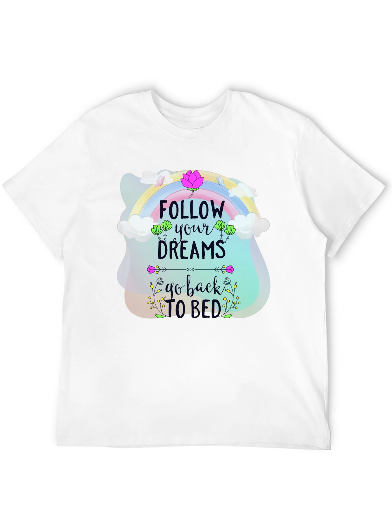 Black Follow Your Dreams T-Shirt view 12