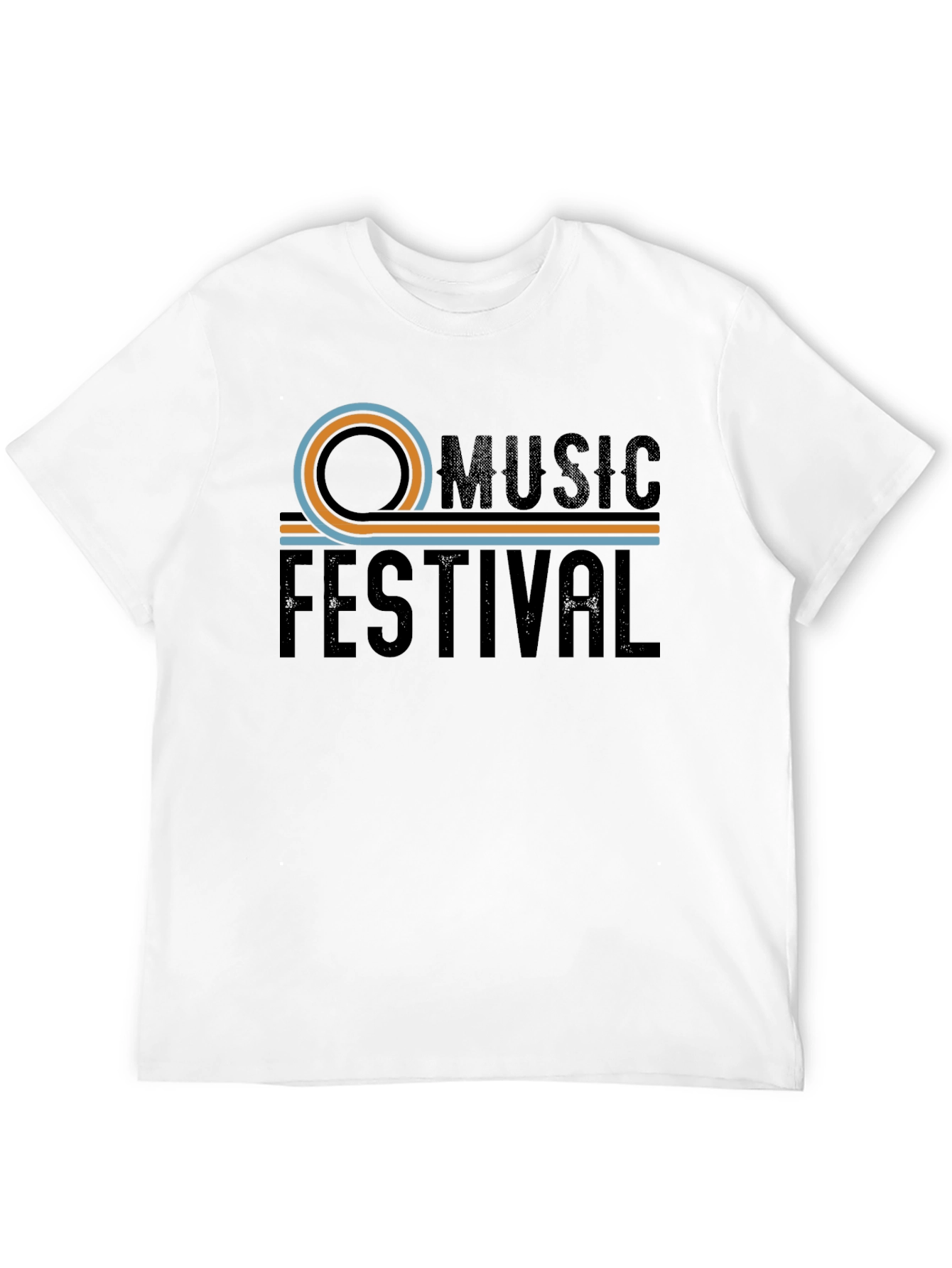 Black Music Festival Retro Graphic Black Tee view 12