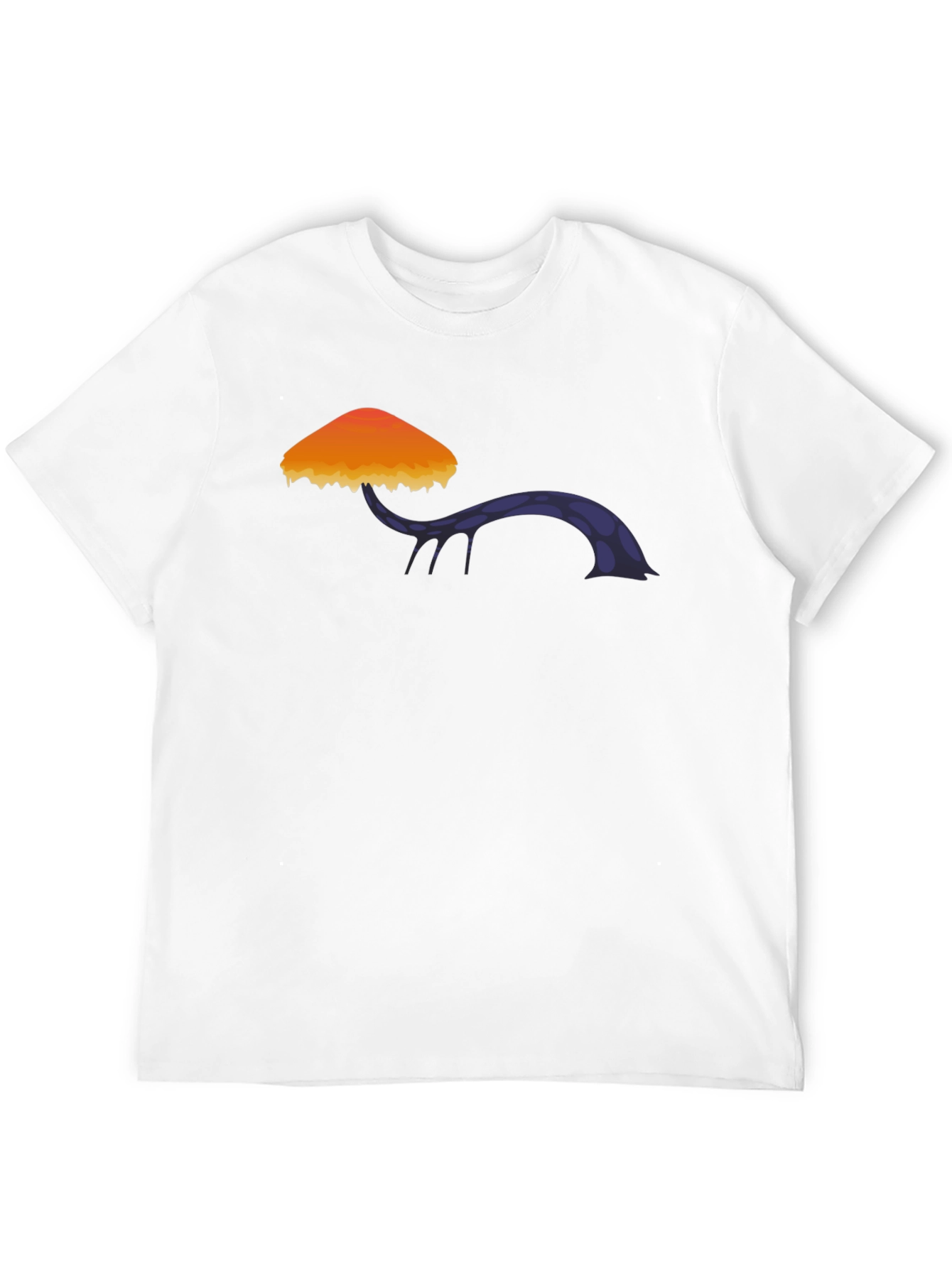 Black Mushroom Graphic Tee - Stylish Cotton Blend view 12