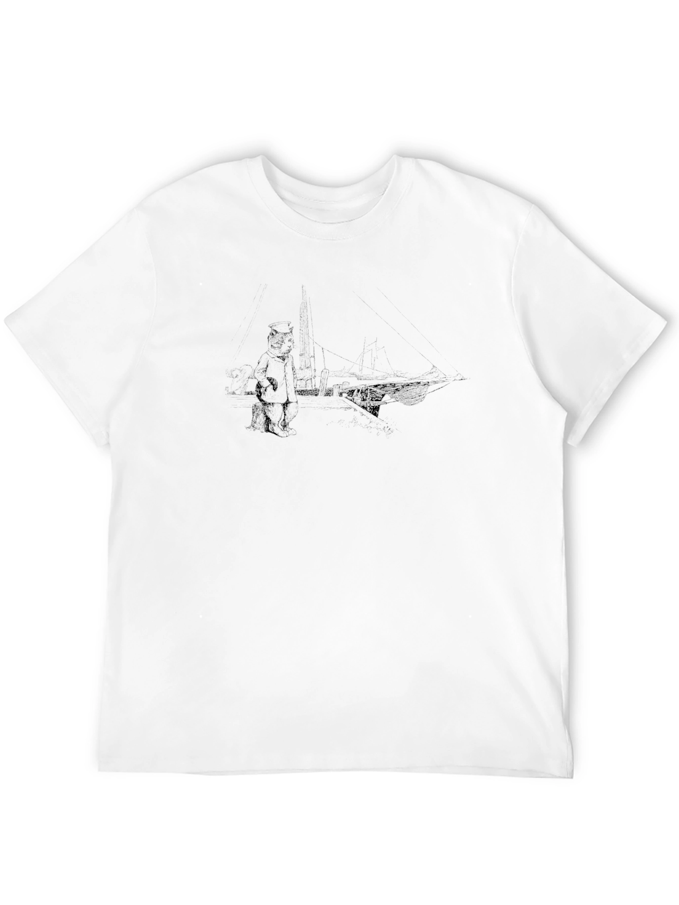 Black Black Graphic Print T-Shirt view 12