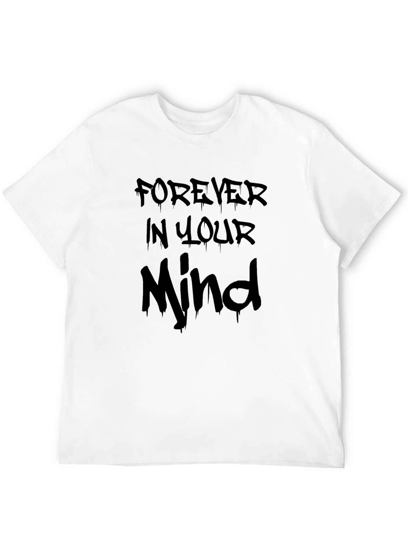 Black Forever In Your Mind Graphic Tee - Men's Black T-Shirt view 12