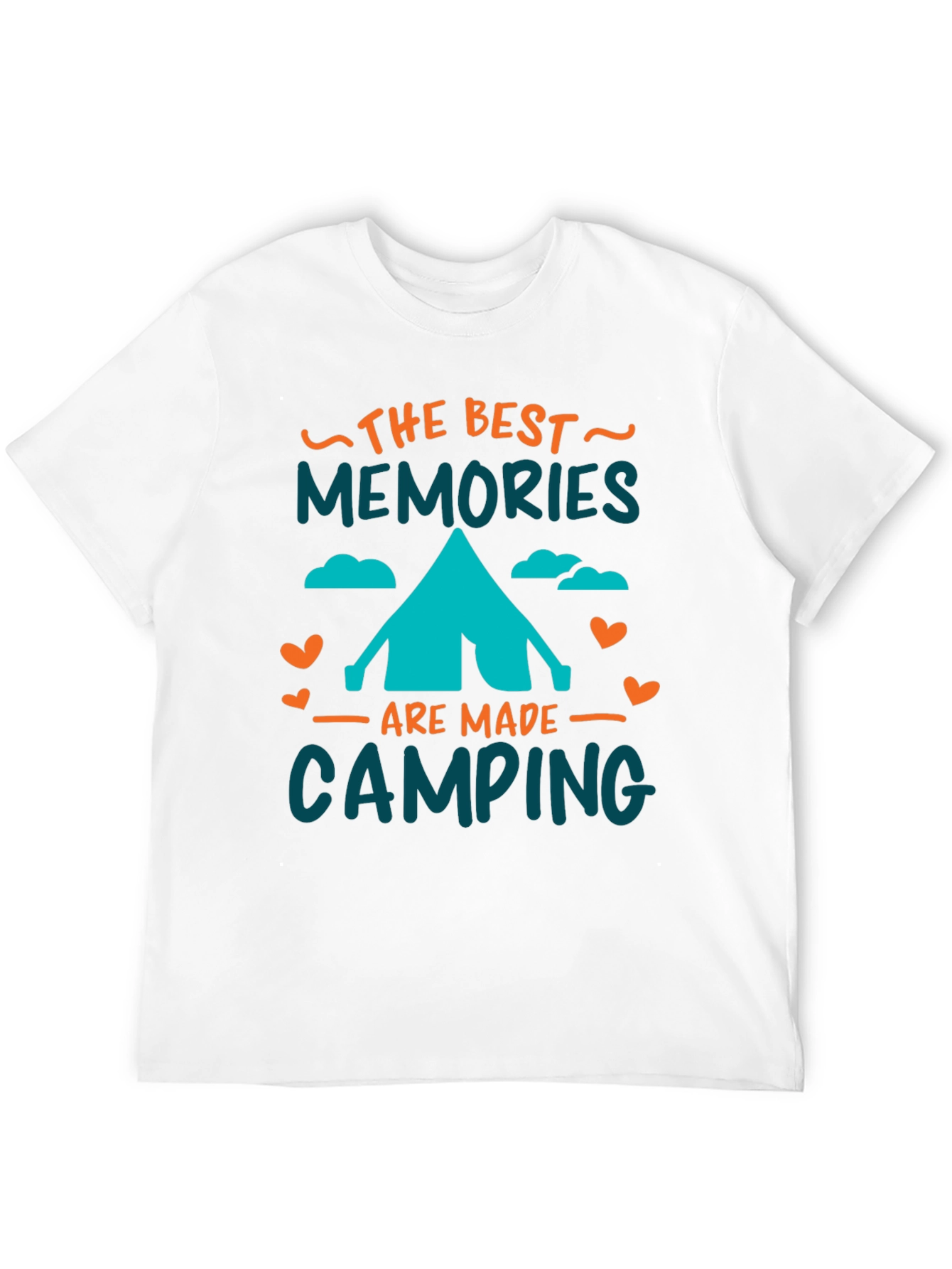 Black Camping Memories Tee: Adventure Awaits view 12