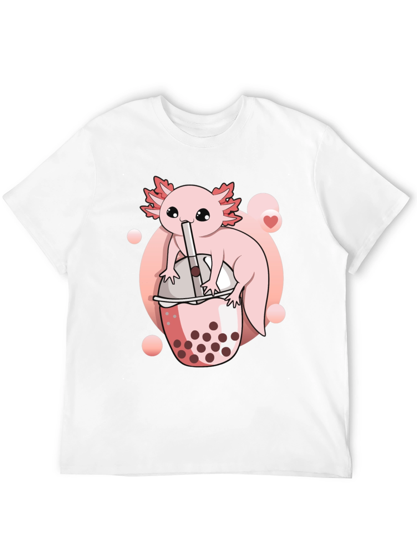 Black Axolotl Boba Tea Graphic Tee view 12