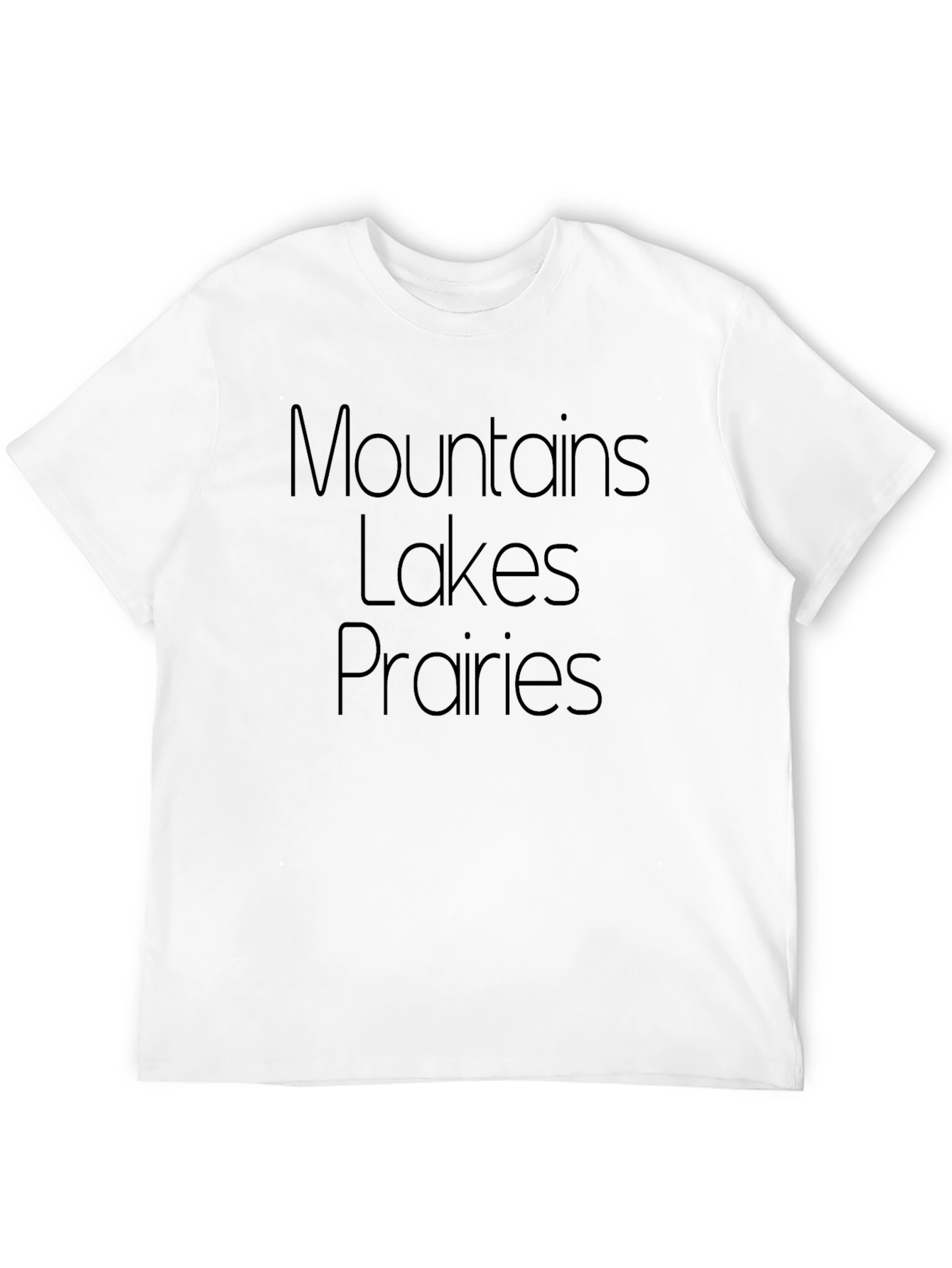 Black Mountains Lakes Prairies Graphic Tee view 12