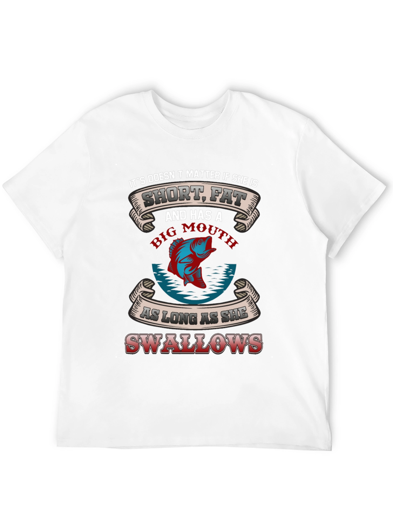 Black Fishing Humor Graphic T-Shirt view 12