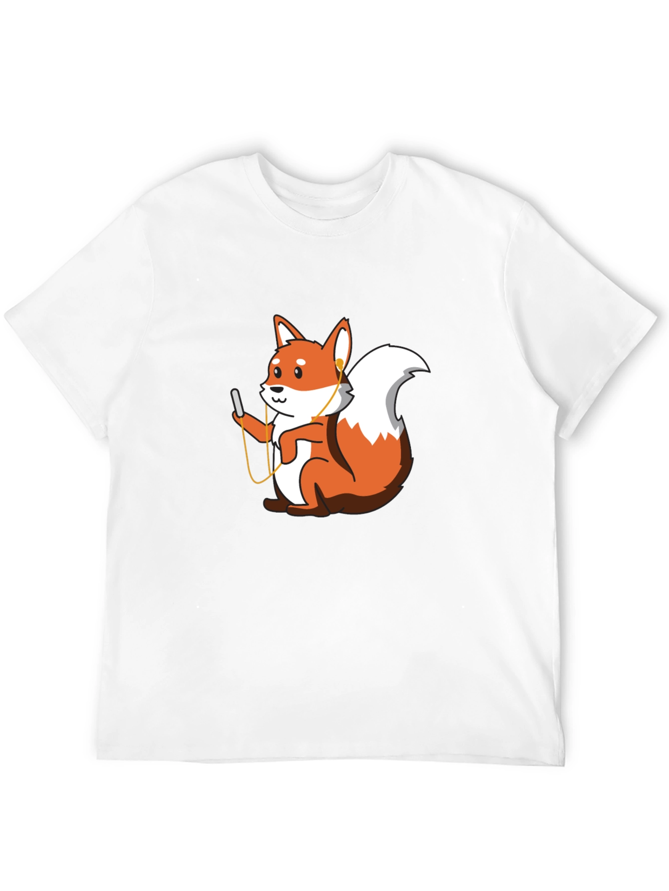 Black Fox Music Lover Graphic T-Shirt view 12